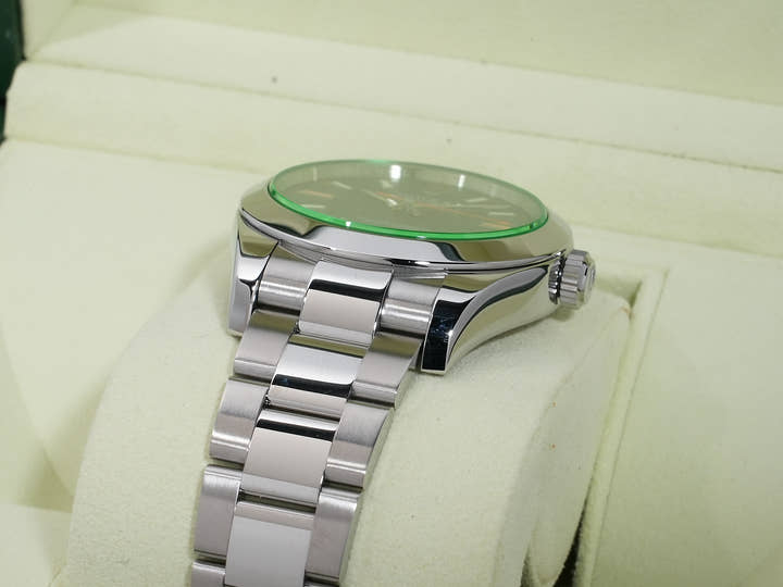 ロレックス ミルガウス Ref.116400GV ステンレススチール ブラック文字盤 美中古 6r6324w3