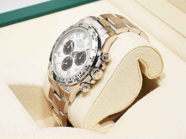 ロレックス デイトナ Ref.116509 ホワイトゴールド ホワイトアラビア文字盤 未使用 bgoohis2