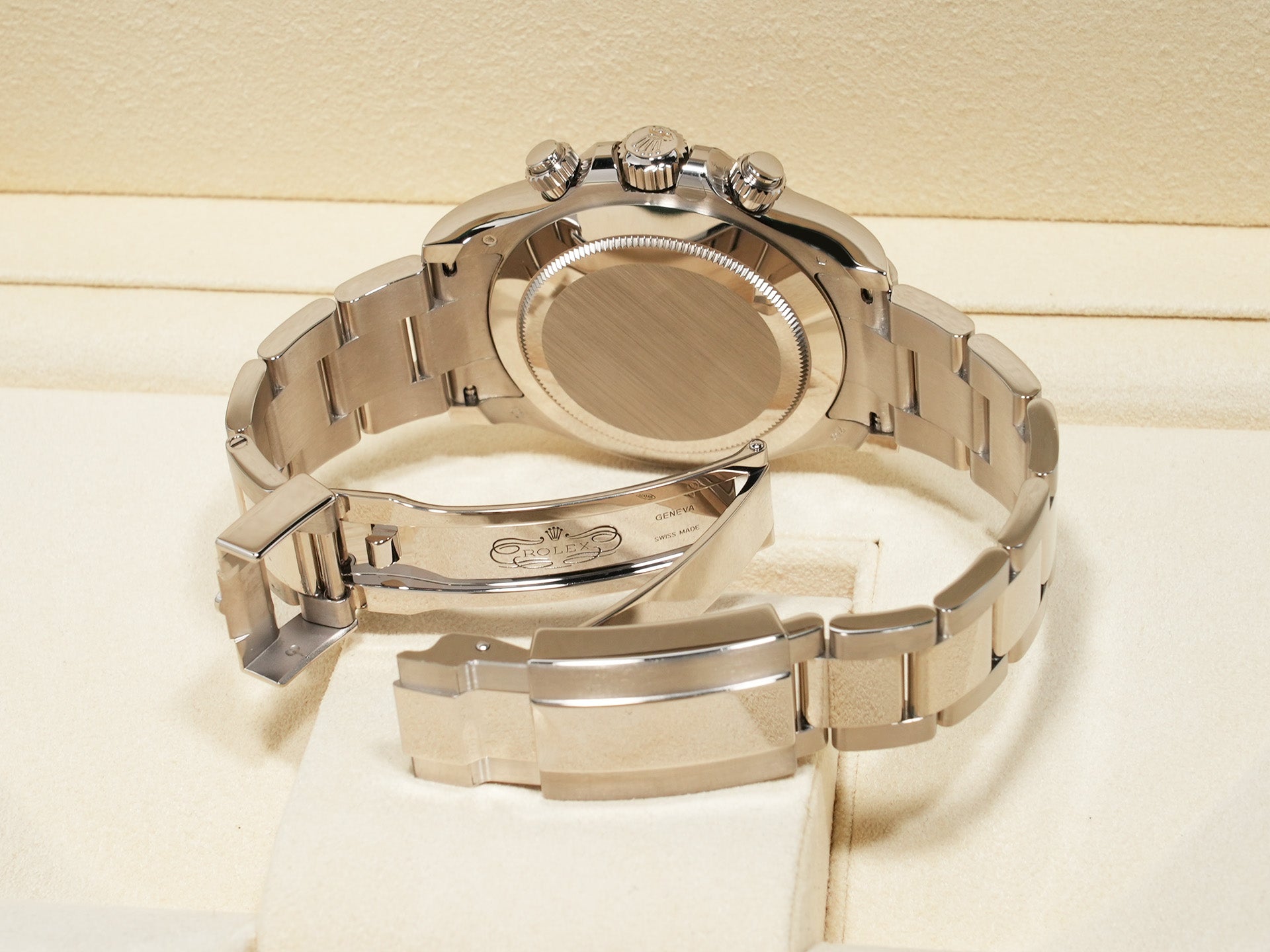 ロレックス デイトナ Ref.116509 ホワイトゴールド ホワイトアラビア文字盤 未使用 bgoohis2