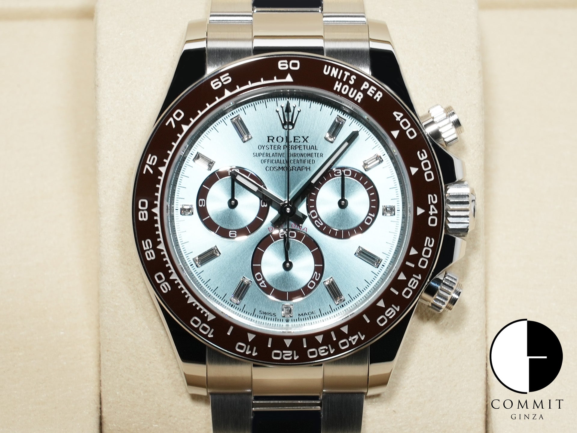 ロレックス デイトナ Ref.126506A プラチナ アイスブルーx11Pダイヤ文字盤 未使用 rkamcsat