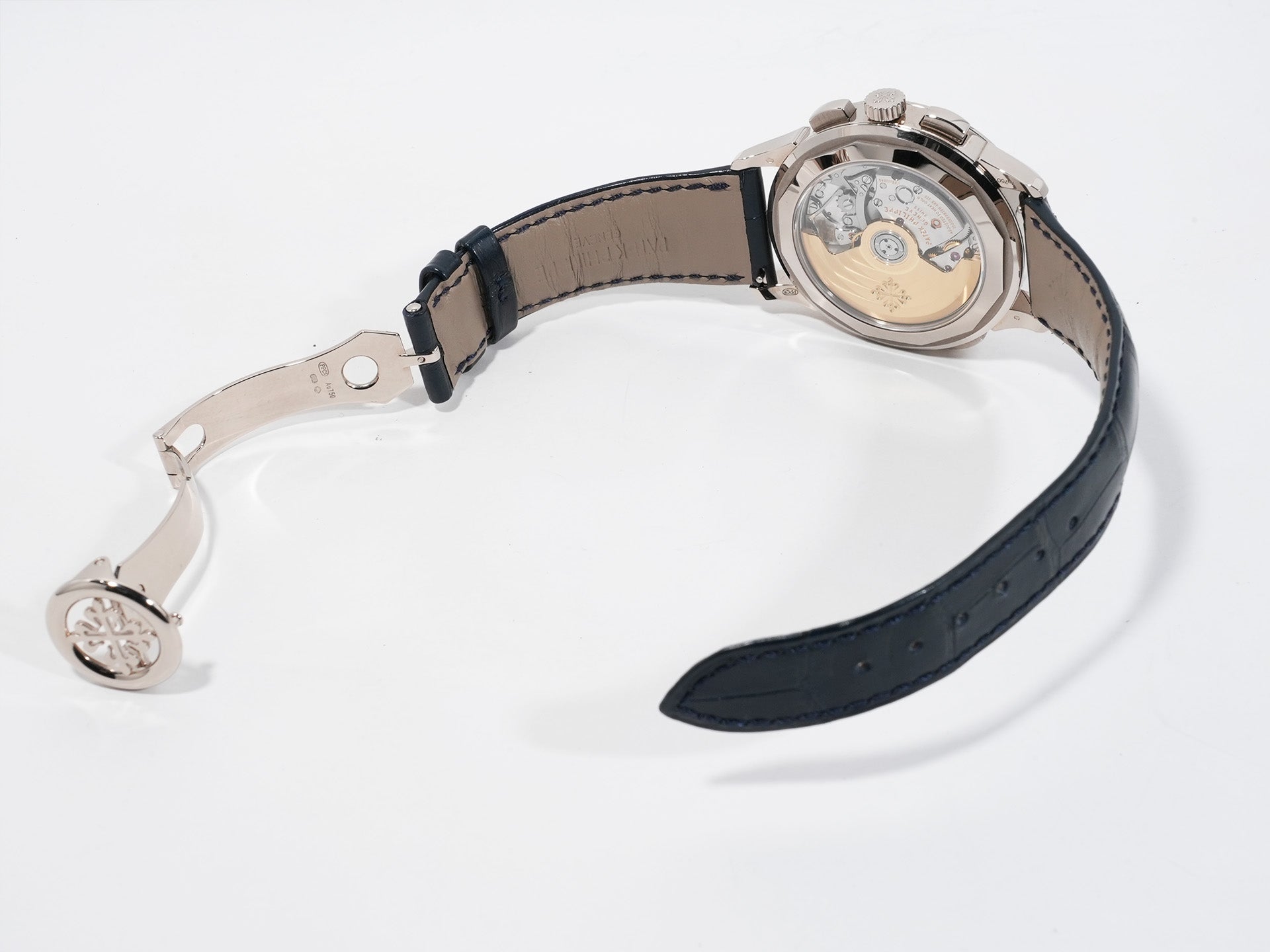 パテックフィリップ コンプリケーション ワールドタイム クロノグラフ Ref.5930G-001 ホワイトゴールド ブルー文字盤 美中古 aj7v3c7p