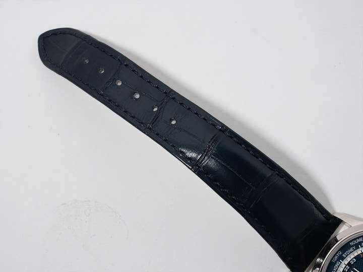 パテックフィリップ コンプリケーション ワールドタイム クロノグラフ Ref.5930G-001 ホワイトゴールド ブルー文字盤 美中古 aj7v3c7p