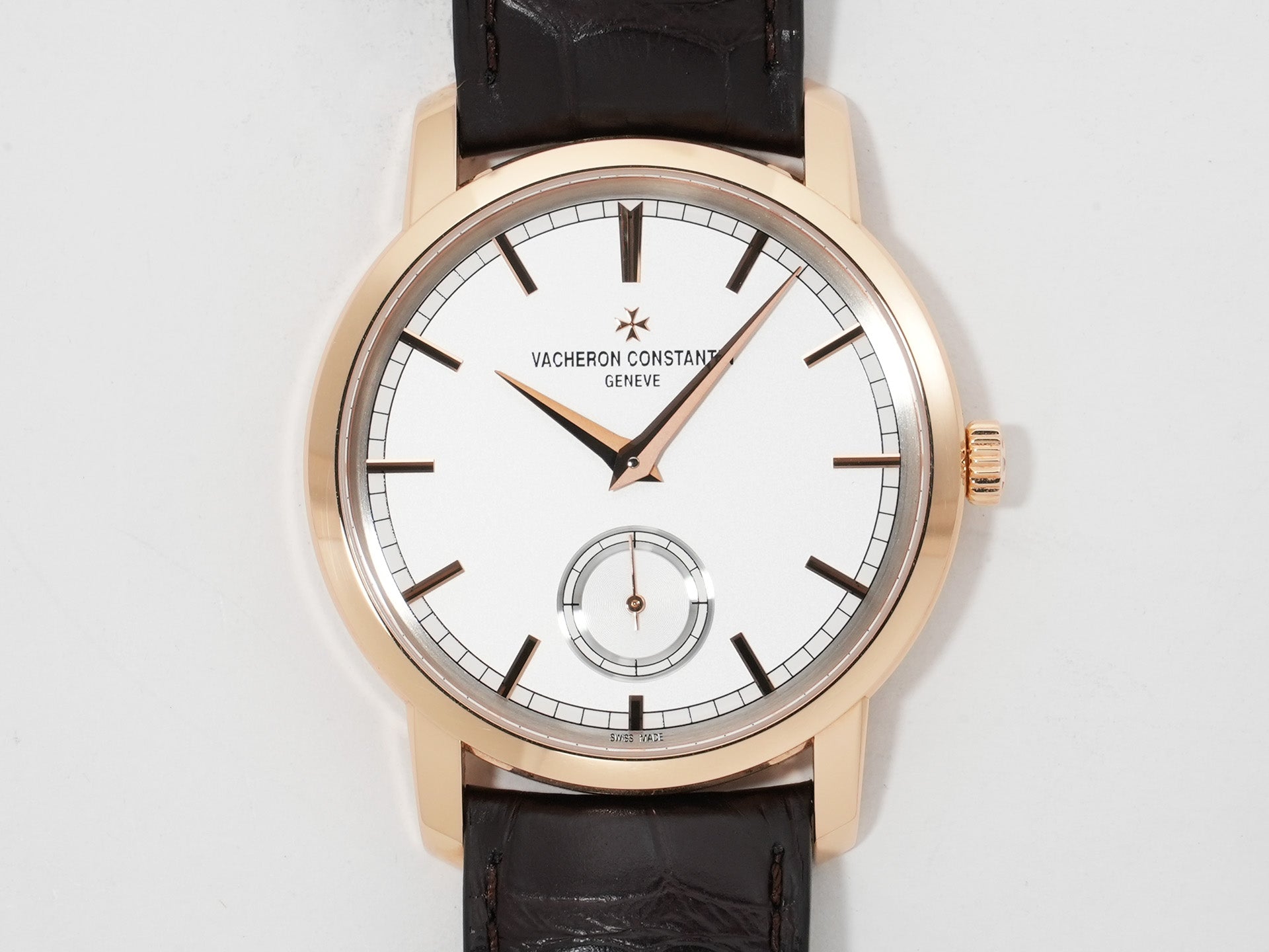 ヴァシュロンコンスタンタン トラディショナル マニュアルワインディング Ref.82172/000R-9382 ピンクゴールド シルバー文字盤 美中古 32j9ejve