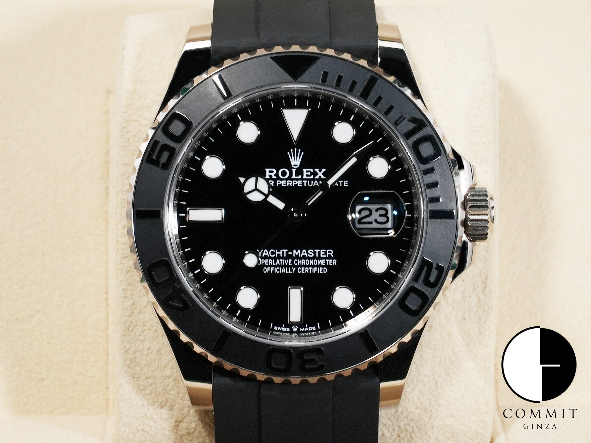 ロレックス ヨットマスター42 Ref.226659 ホワイトゴールド ブラック文字盤 中古 oa7s6fwd