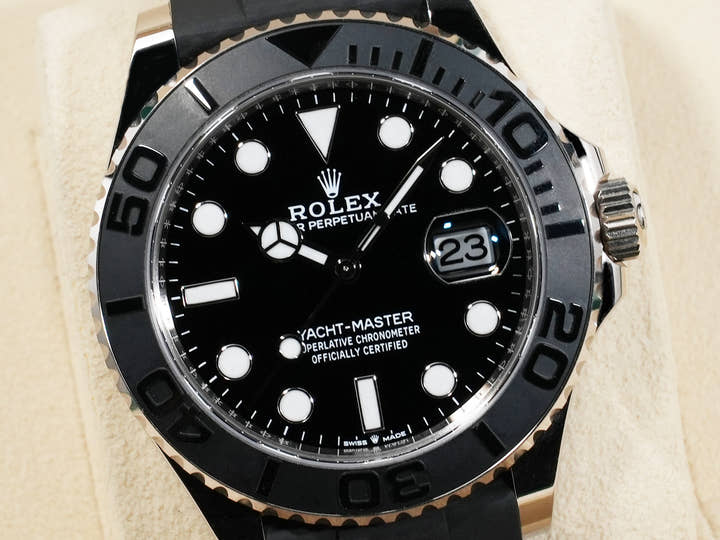ロレックス ヨットマスター42 Ref.226659 ホワイトゴールド ブラック文字盤 中古 oa7s6fwd