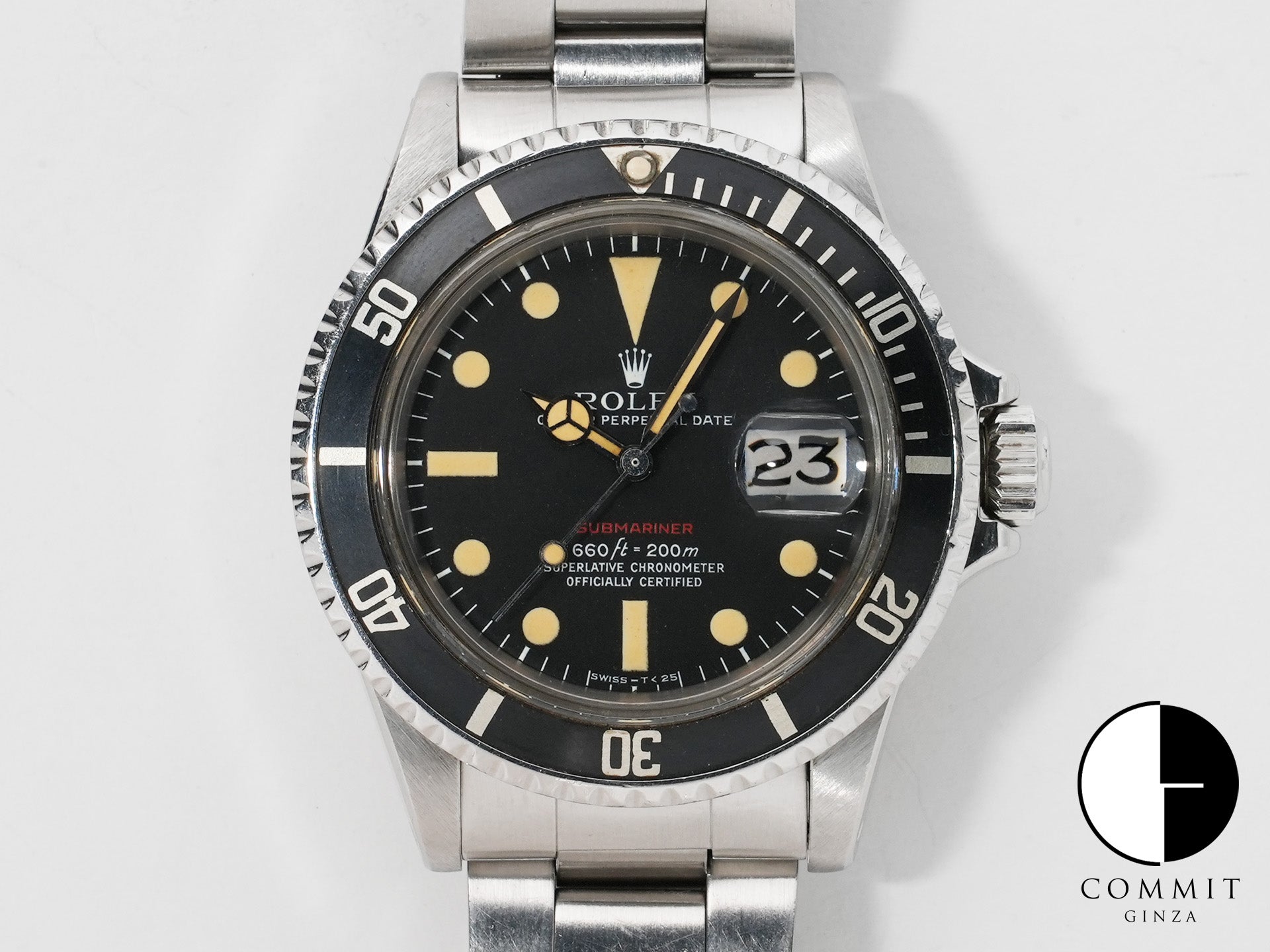 ロレックス サブマリーナー デイト Ref.1680 ステンレススチール ブラック文字盤 中古 6r96u7kz
