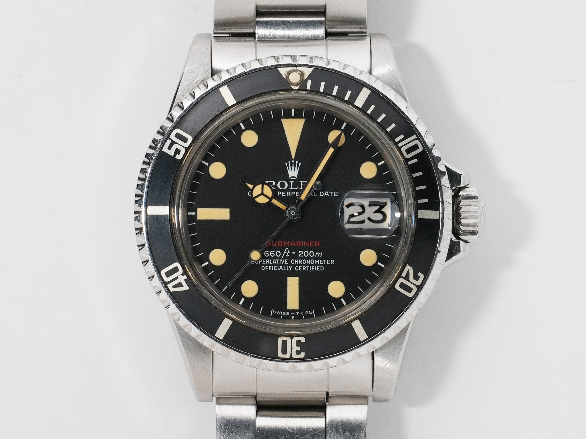 ロレックス サブマリーナー デイト Ref.1680 ステンレススチール ブラック文字盤 中古 6r96u7kz