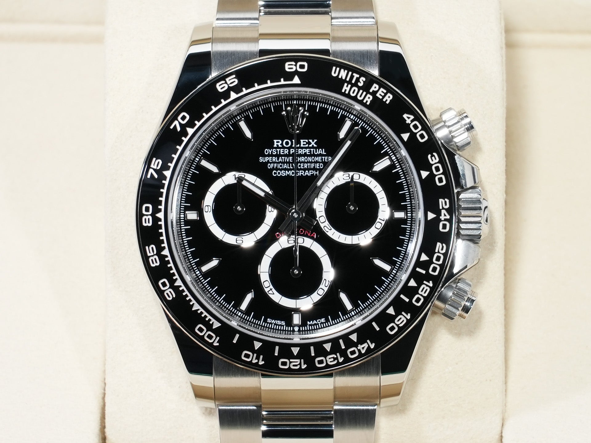 ロレックス デイトナ Ref.126500LN ステンレススチール ブラック文字盤 未使用 8tsm7drg