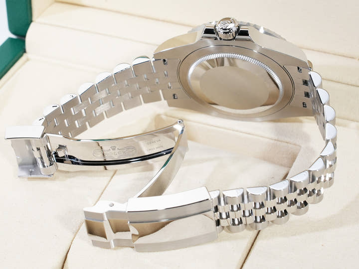 ロレックス GMTマスターII Ref.126710GRNR ステンレススチール ブラック文字盤 ジュビリーブレスレット 未使用 w543bes3