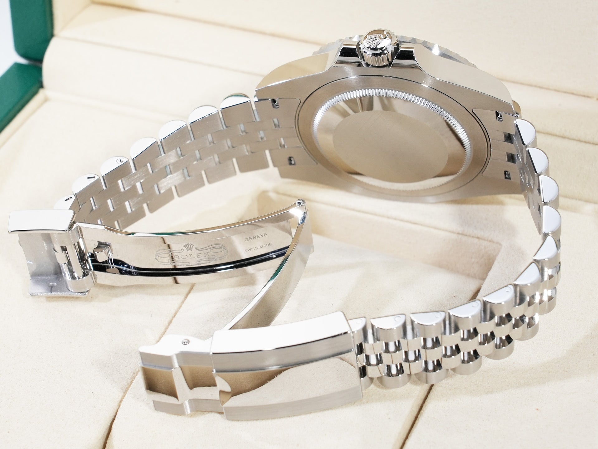 ロレックス GMTマスターII Ref.126710GRNR ステンレススチール ブラック文字盤 ジュビリーブレスレット 未使用 w543bes3