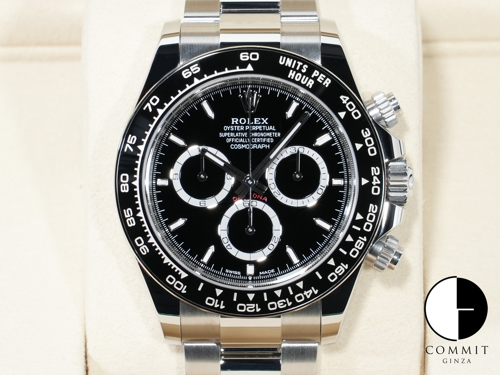 ロレックス デイトナ Ref.126500LN ステンレススチール ブラック文字盤 未使用 zbyp7uzq