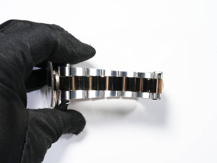 ロレックス デイトナ Ref.116523G ステンレススチール/イエローゴールド ブラックx8Pダイヤ文字盤 美中古 9vei8fvu