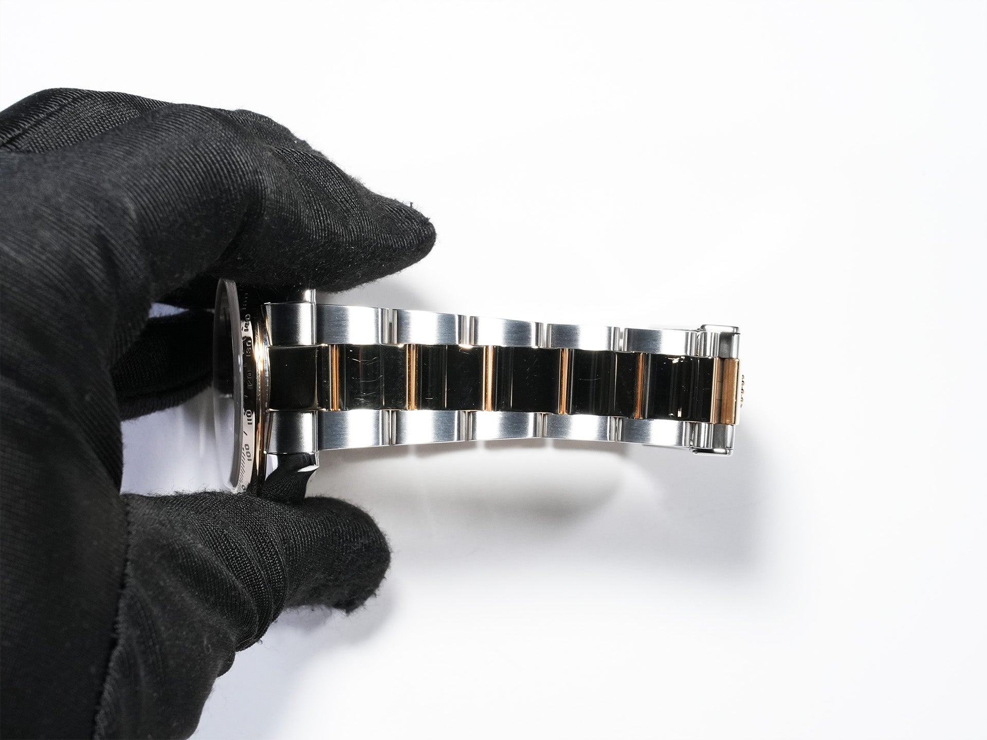 ロレックス デイトナ Ref.116523G ステンレススチール/イエローゴールド ブラックx8Pダイヤ文字盤 美中古 9vei8fvu