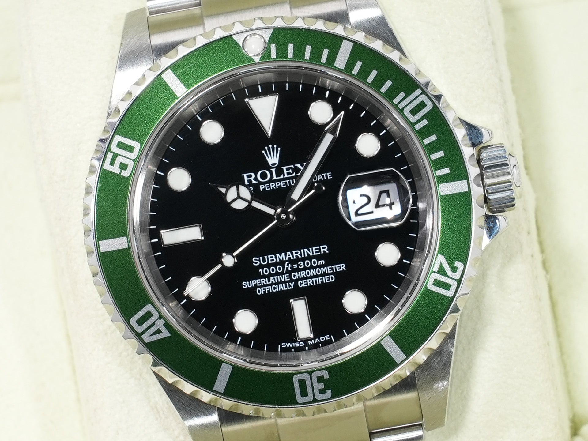 ロレックス サブマリーナー デイト Ref.16610LV ステンレススチール ブラック文字盤 中古 8i95cbun