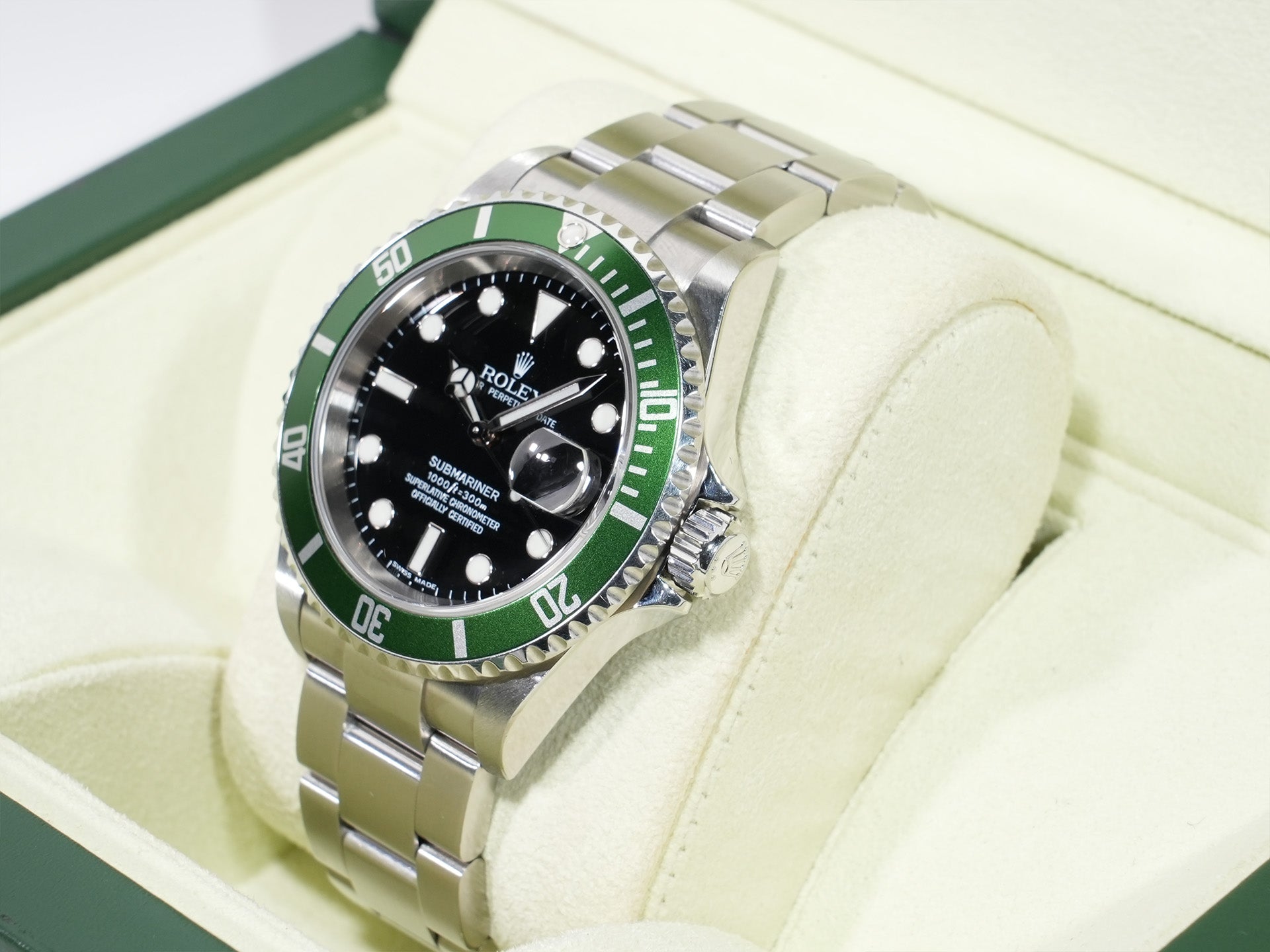 ロレックス サブマリーナー デイト Ref.16610LV ステンレススチール ブラック文字盤 中古 8i95cbun
