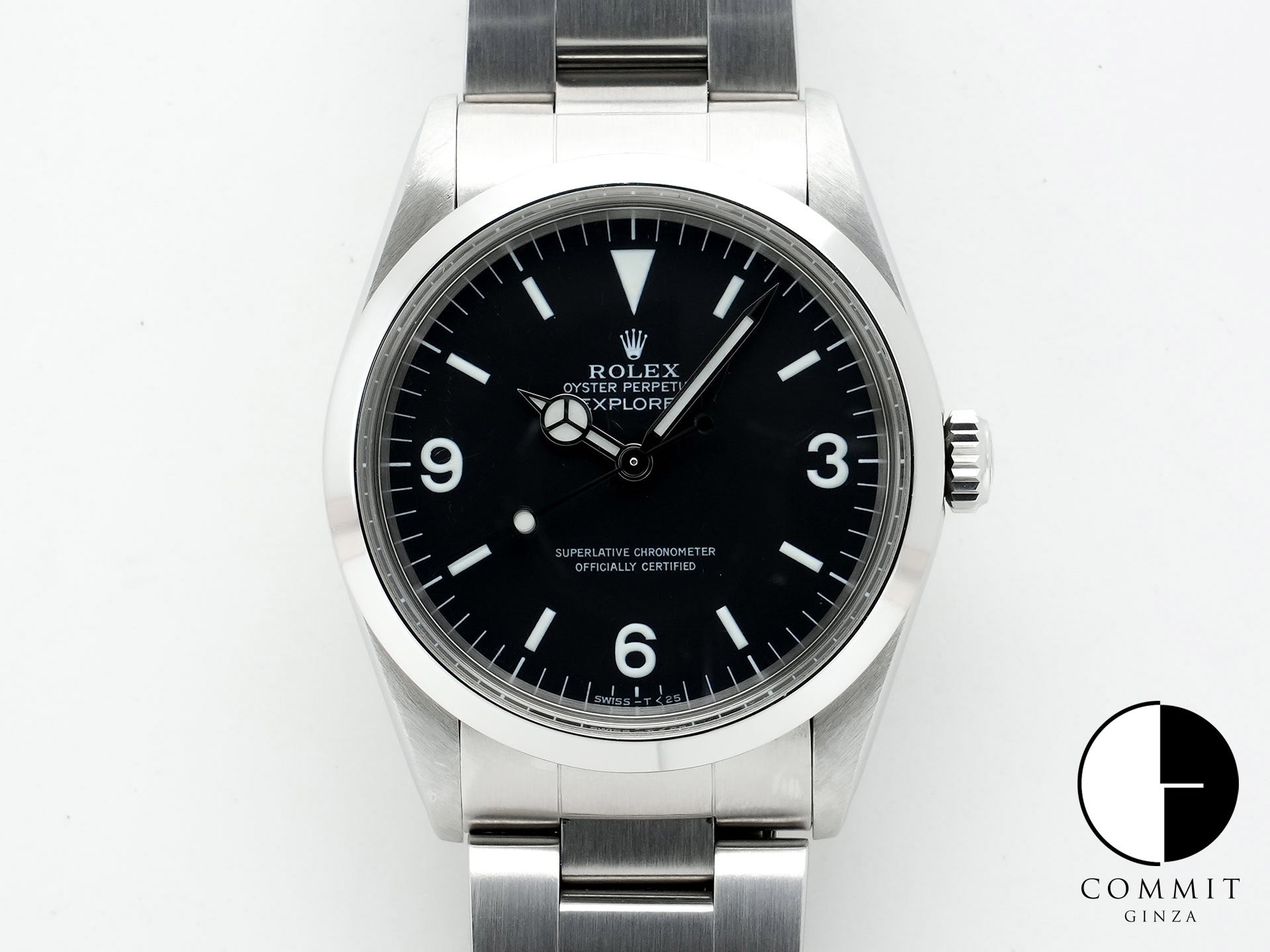 ロレックス エクスプローラーI Ref.1016 ステンレススチール ブラック文字盤 中古 6auxk653