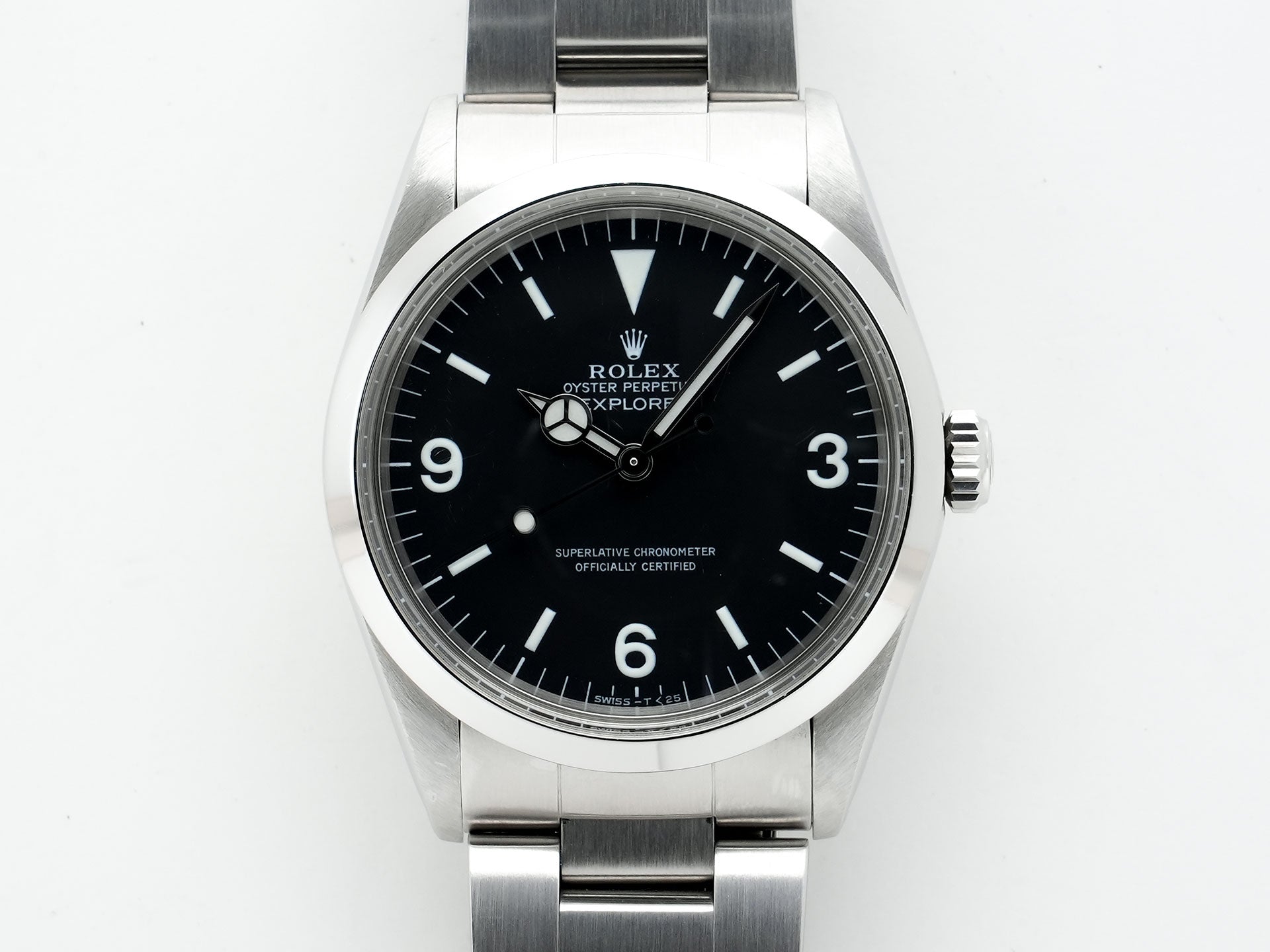 ロレックス エクスプローラーI Ref.1016 ステンレススチール ブラック文字盤 中古 6auxk653