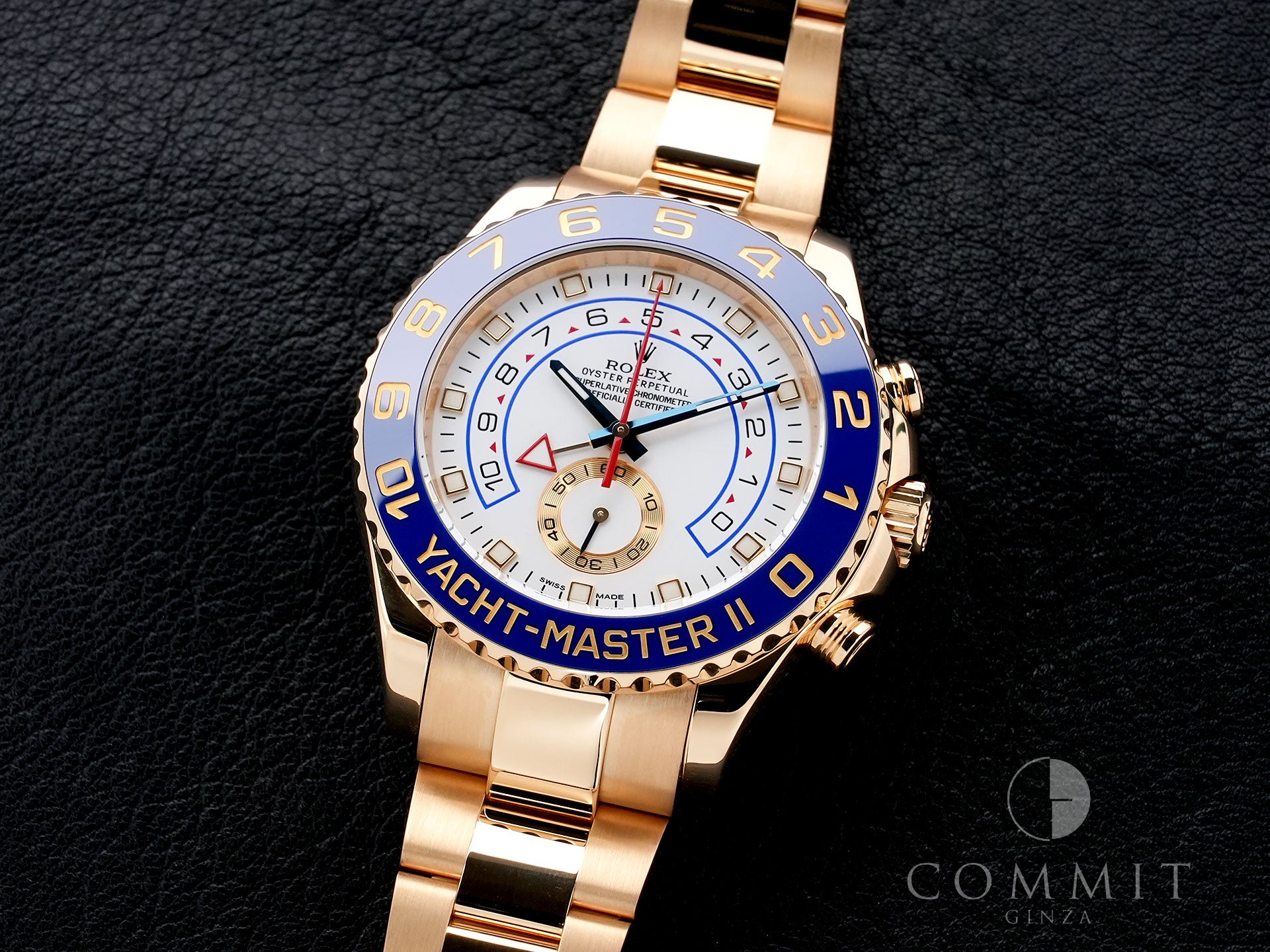 Rolex Yacht-Master II Ref. 116688 Yellow Gold White Dial Excellent Used Condition dxjc9be7