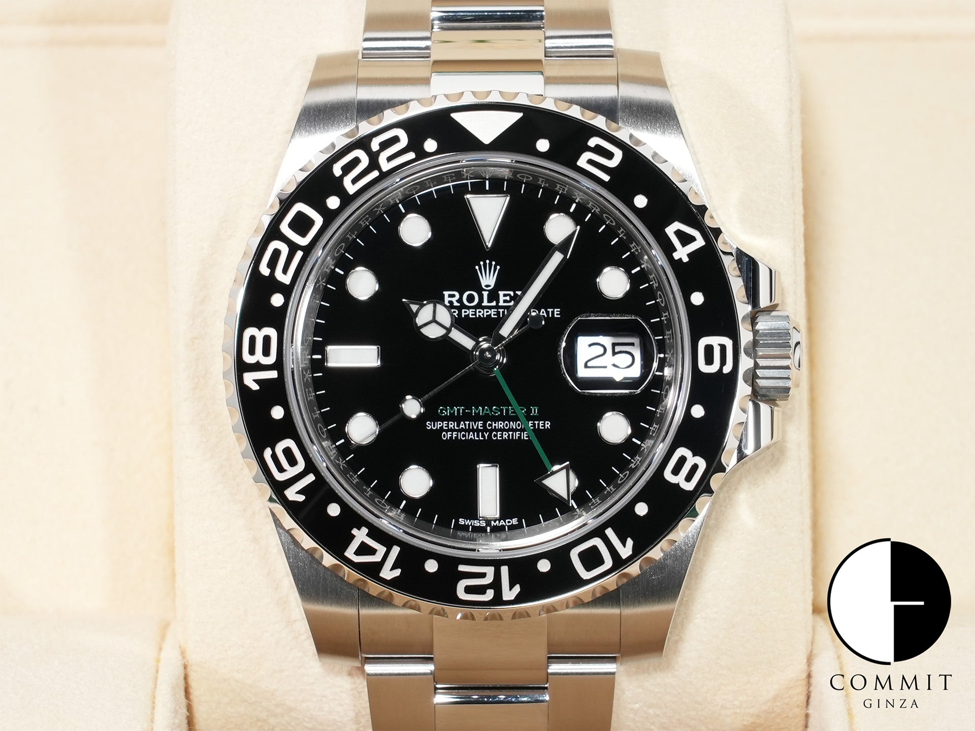 ロレックス GMTマスターII Ref.116710LN ステンレススチール ブラック文字盤 オイスターブレスレット 未使用 7gi7ext9