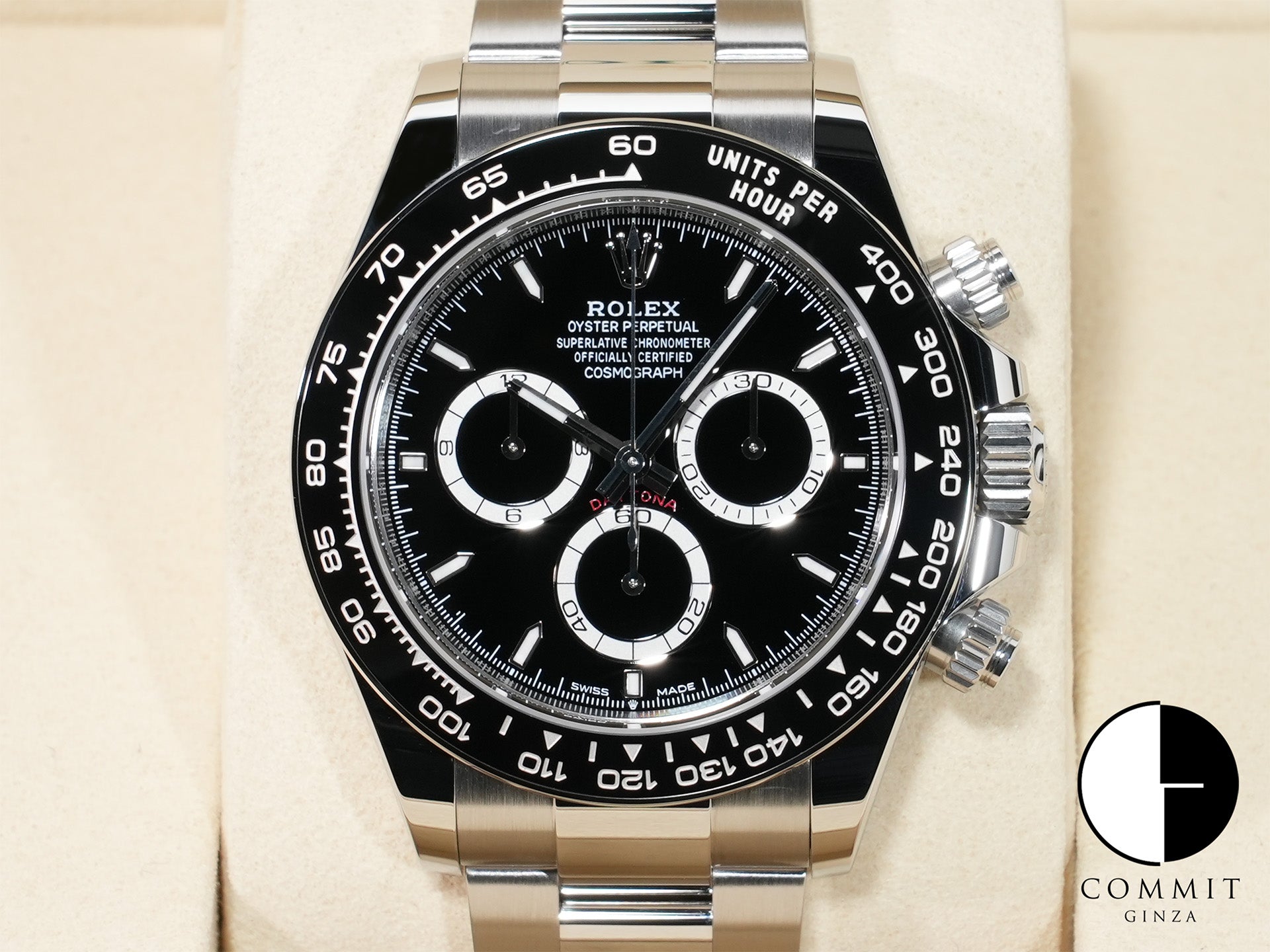 ロレックス デイトナ Ref.126500LN ステンレススチール ブラック文字盤 未使用 udwhw4qb