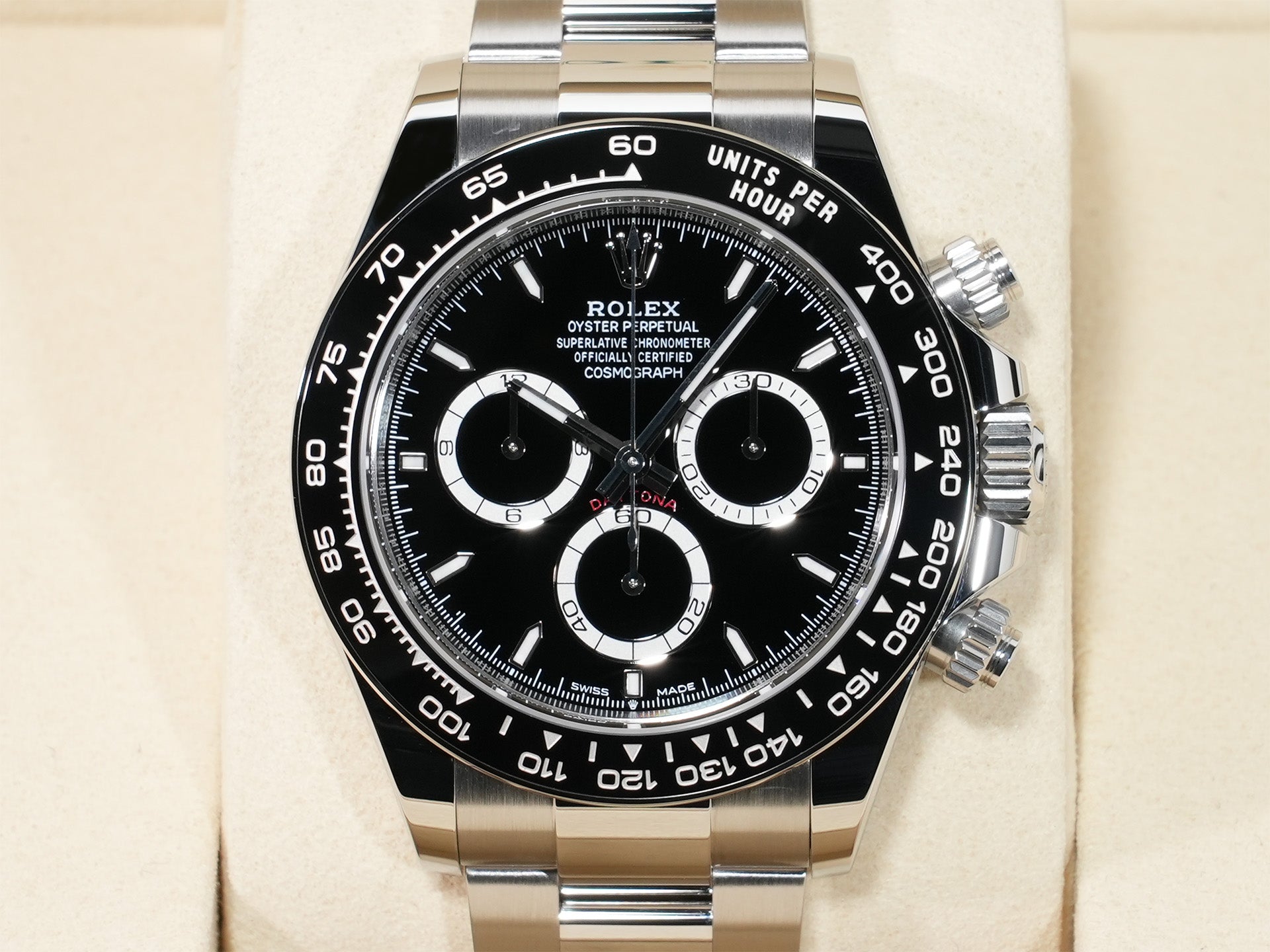 ロレックス デイトナ Ref.126500LN ステンレススチール ブラック文字盤 未使用 udwhw4qb