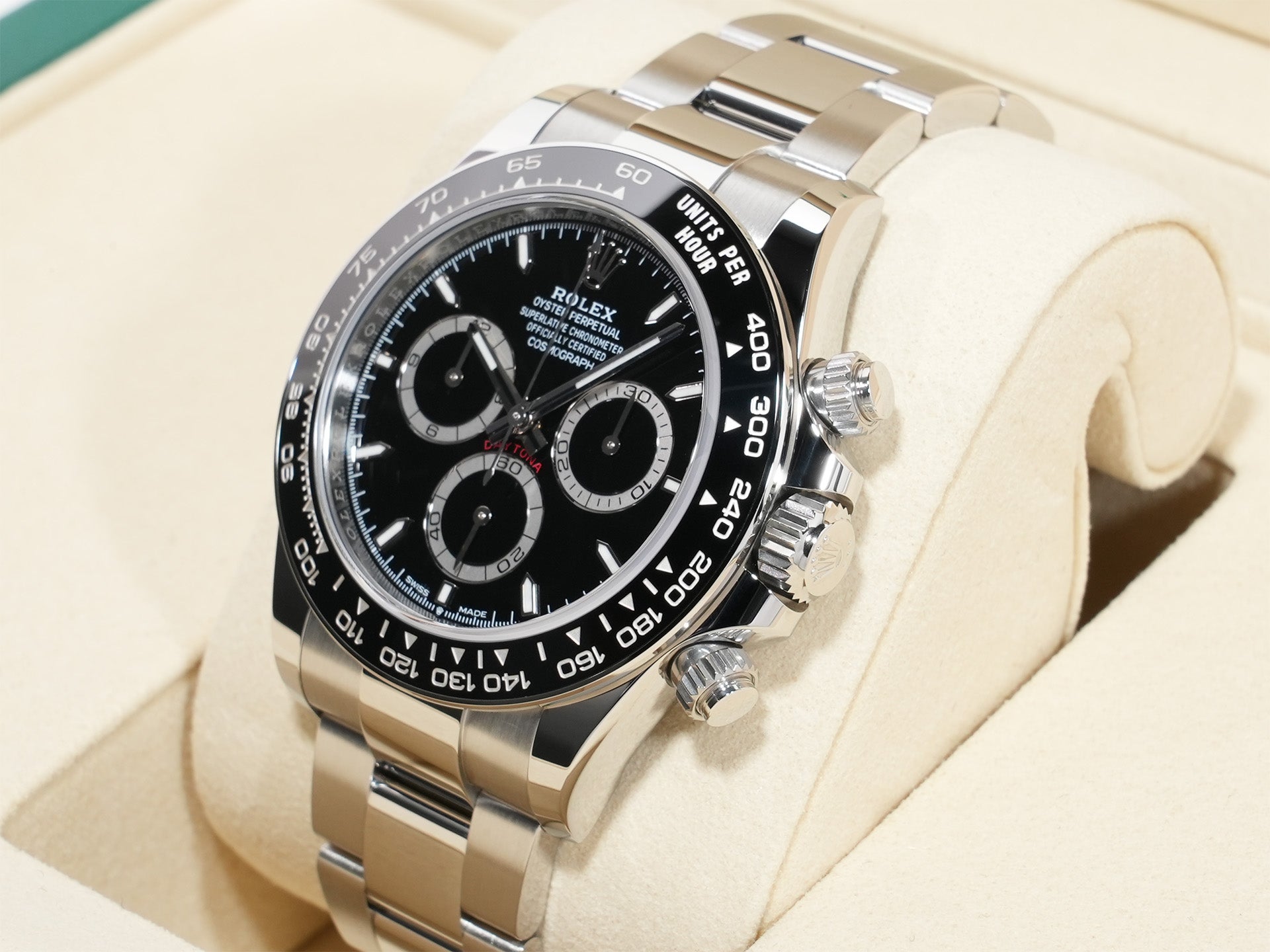 ロレックス デイトナ Ref.126500LN ステンレススチール ブラック文字盤 未使用 udwhw4qb