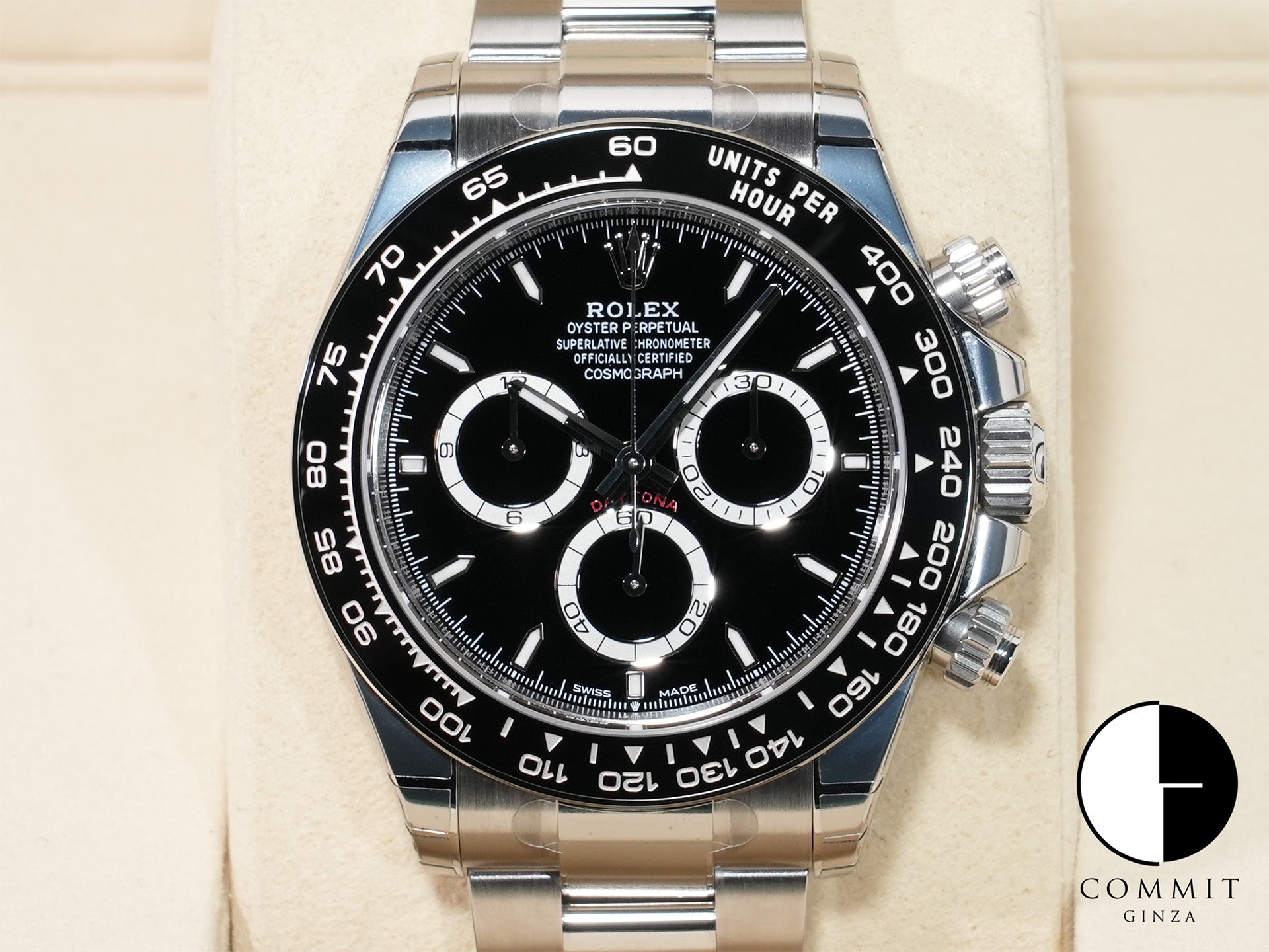 ロレックス デイトナ Ref.126500LN ステンレススチール ブラック文字盤 未使用 26h2tahr