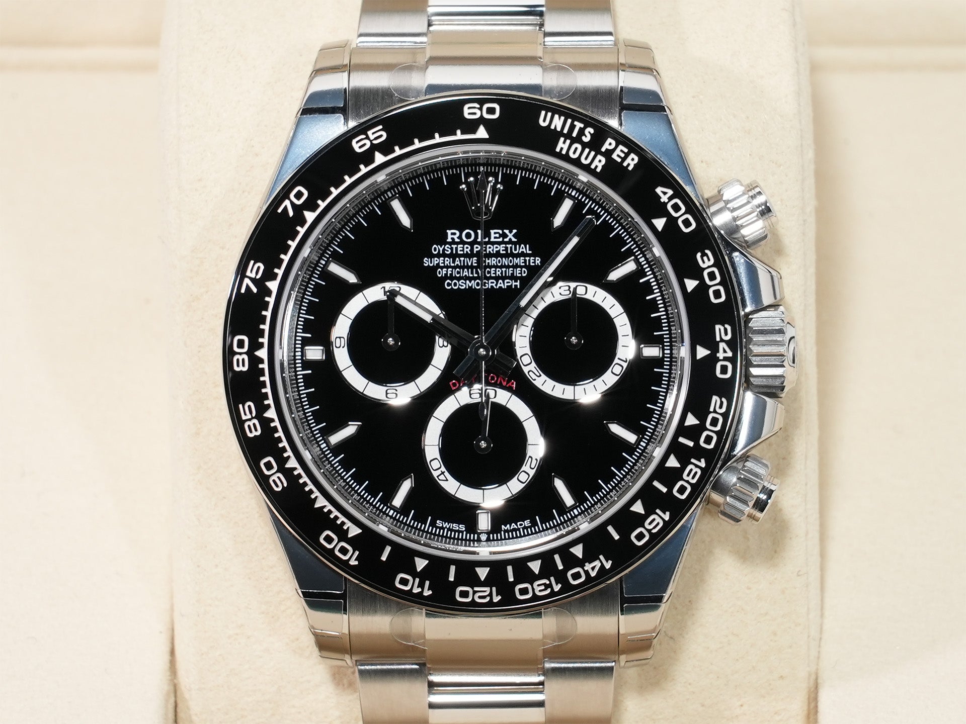 ロレックス デイトナ Ref.126500LN ステンレススチール ブラック文字盤 未使用 26h2tahr