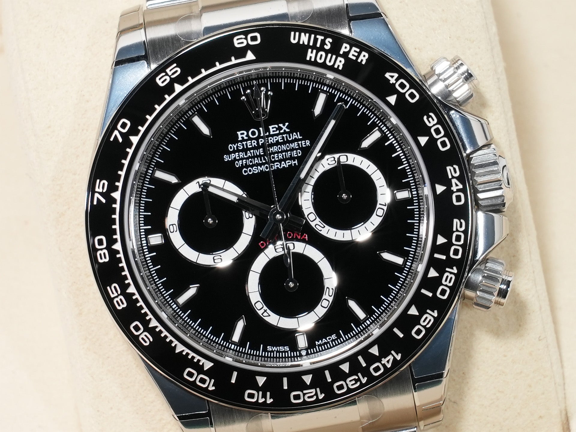 ロレックス デイトナ Ref.126500LN ステンレススチール ブラック文字盤 未使用 26h2tahr