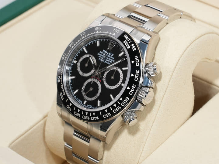 ロレックス デイトナ Ref.126500LN ステンレススチール ブラック文字盤 未使用 26h2tahr