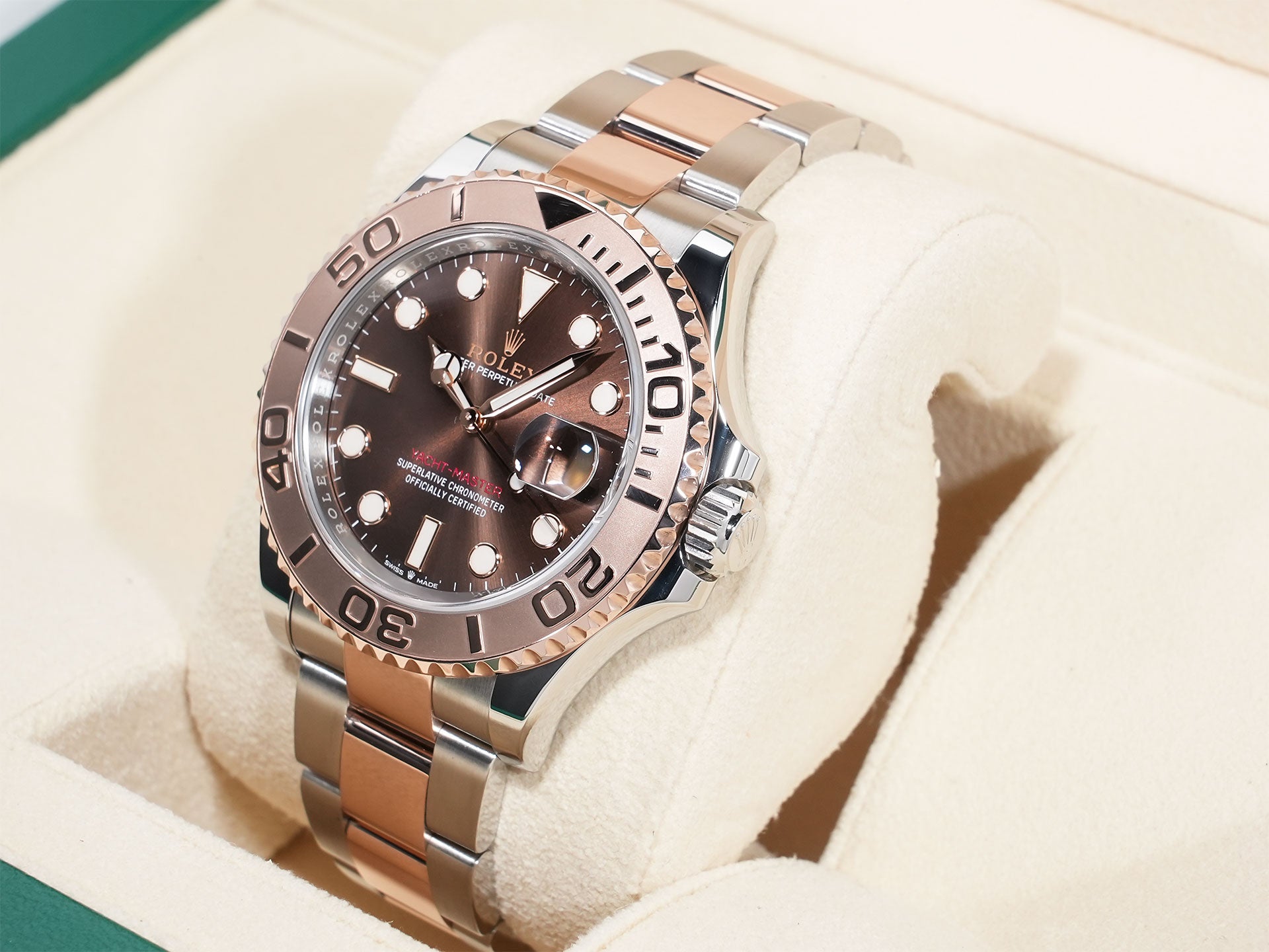Rolex Yacht-Master 40 Ref. 126621 Stainless Steel/Everose Gold Chocolate Dial Excellent Used Condition 9vbcidp4