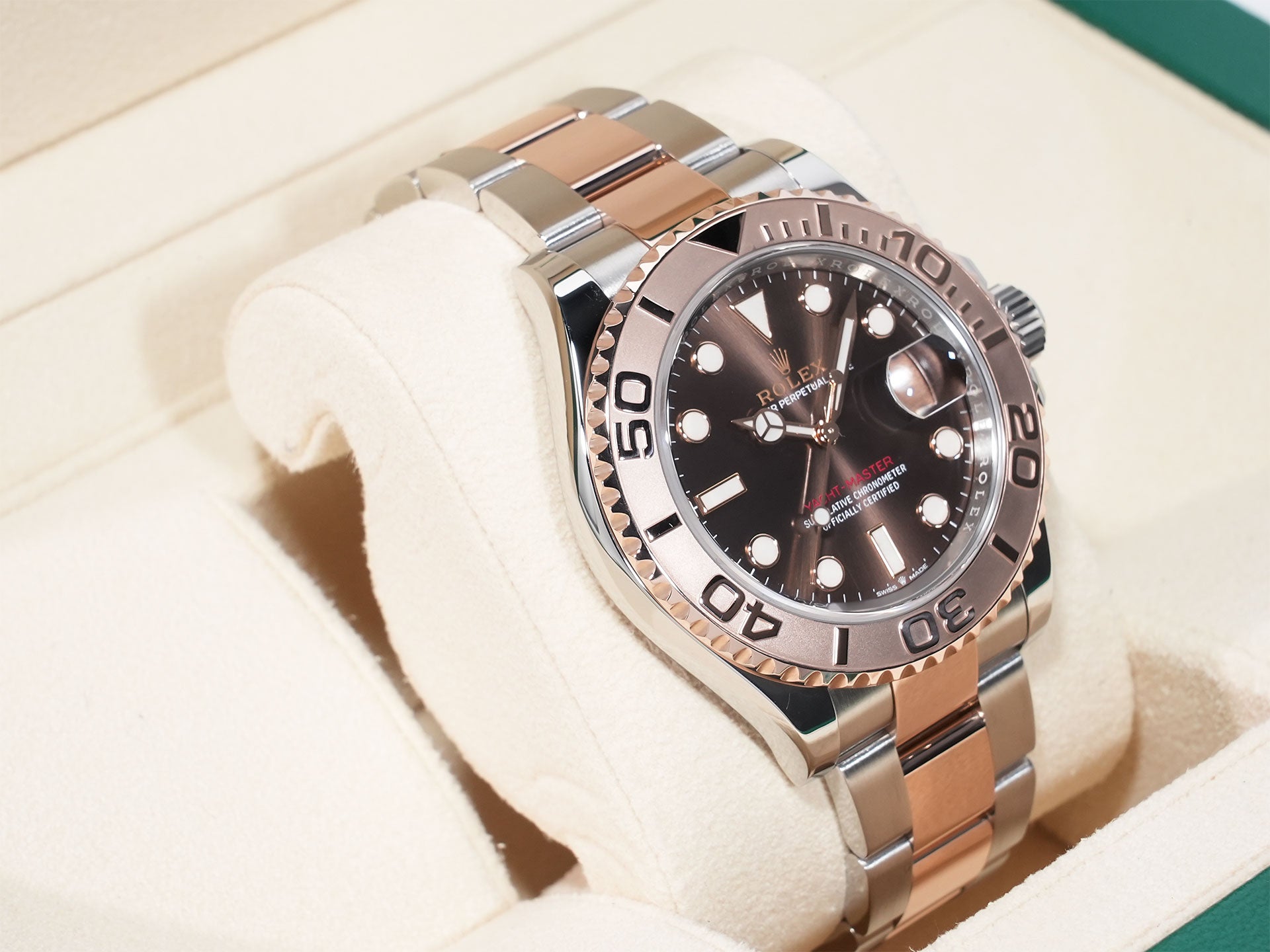 Rolex Yacht-Master 40 Ref. 126621 Stainless Steel/Everose Gold Chocolate Dial Excellent Used Condition 9vbcidp4