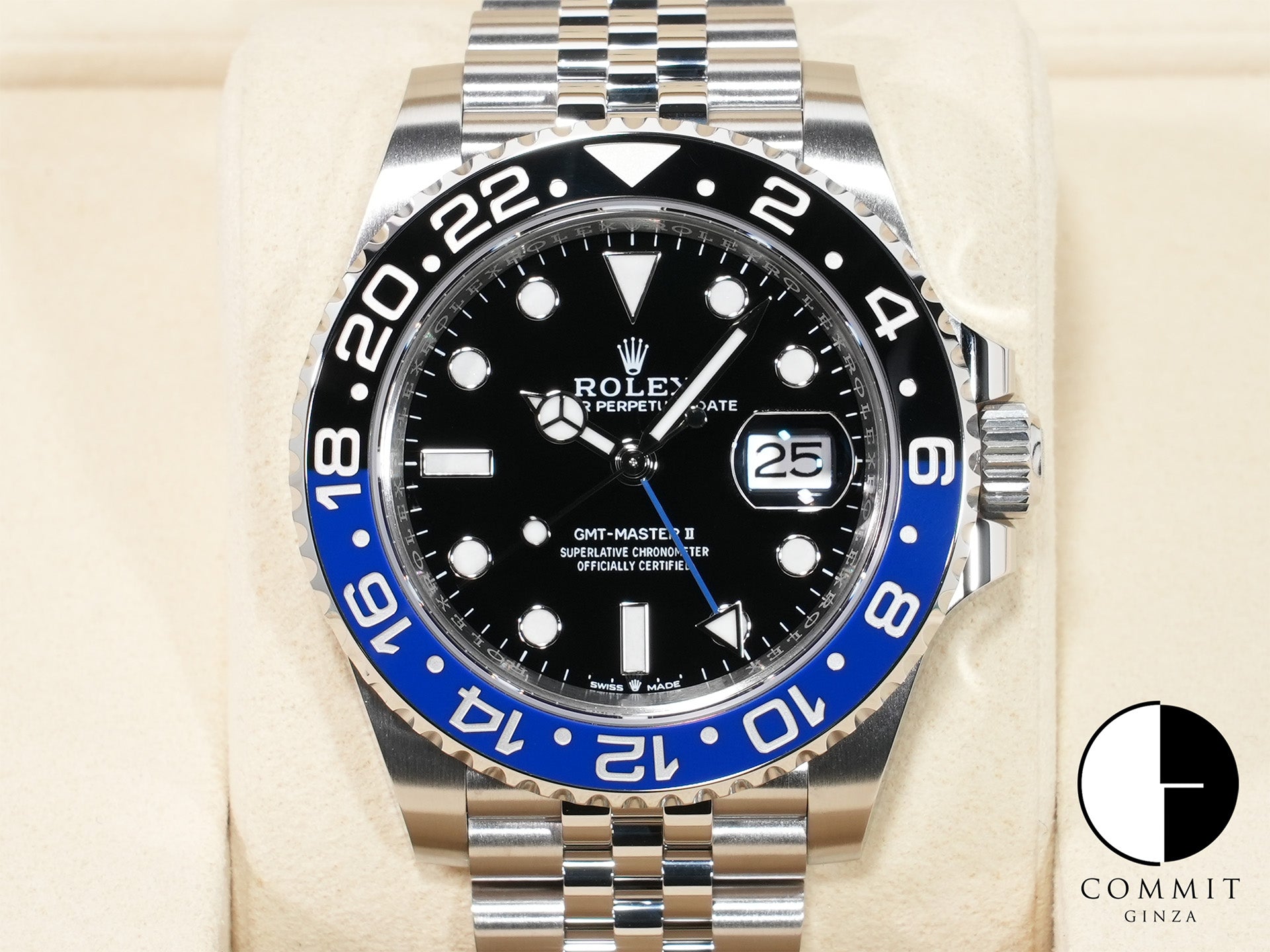 ロレックス GMTマスターII Ref.126710BLNR ステンレススチール ブラック文字盤 ジュビリーブレスレット 未使用 g5de75if