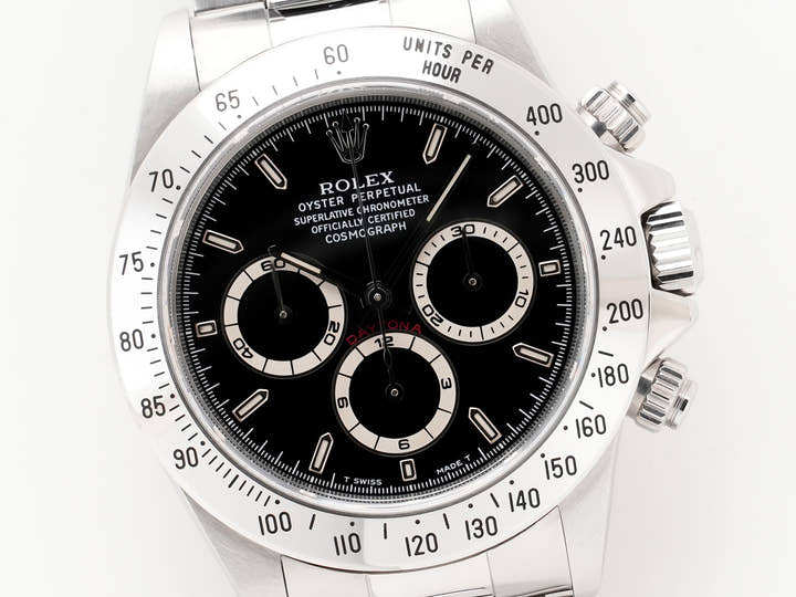 ロレックス デイトナ エルプリメロ Ref.16520 ステンレススチール ブラック文字盤 中古 9s3bppbp