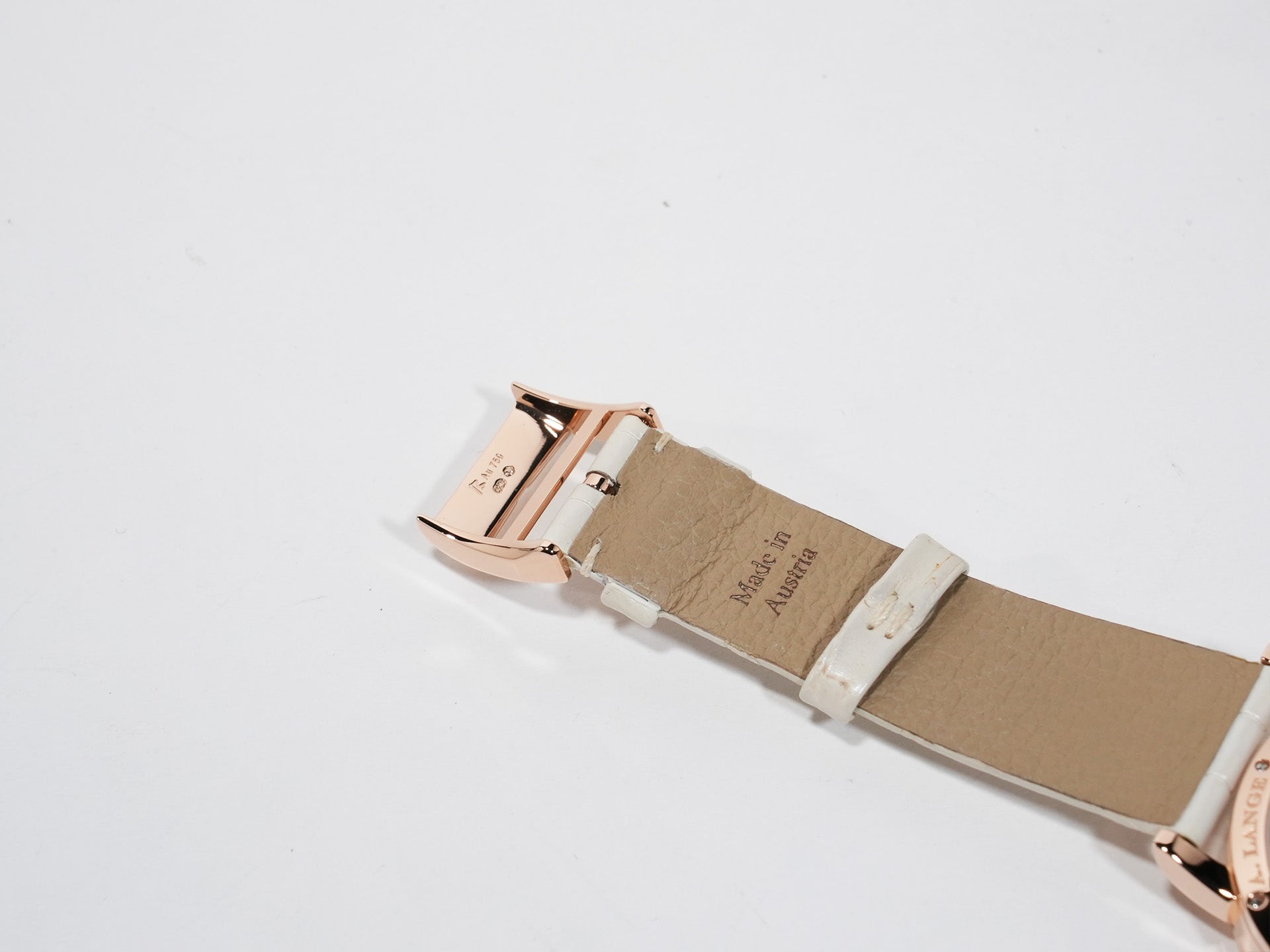 A.ランゲ＆ゾーネ リトル ランゲ1 ムーンフェイズ Ref.182.030 ピンクゴールド シルバー文字盤 美品 htumfan4