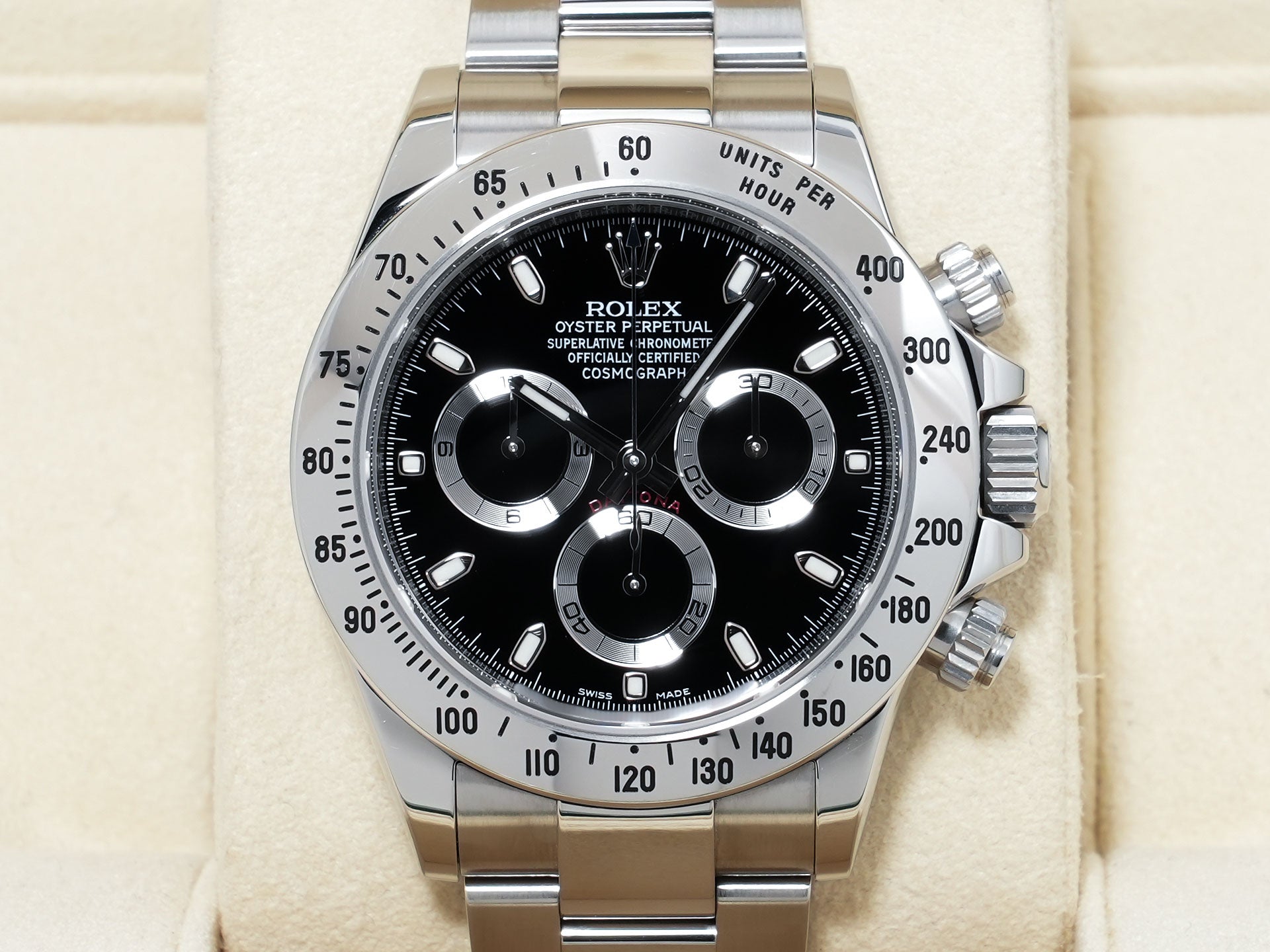 ロレックス デイトナ Ref.116520 ステンレススチール ブラック文字盤 中古 4kqi52iu