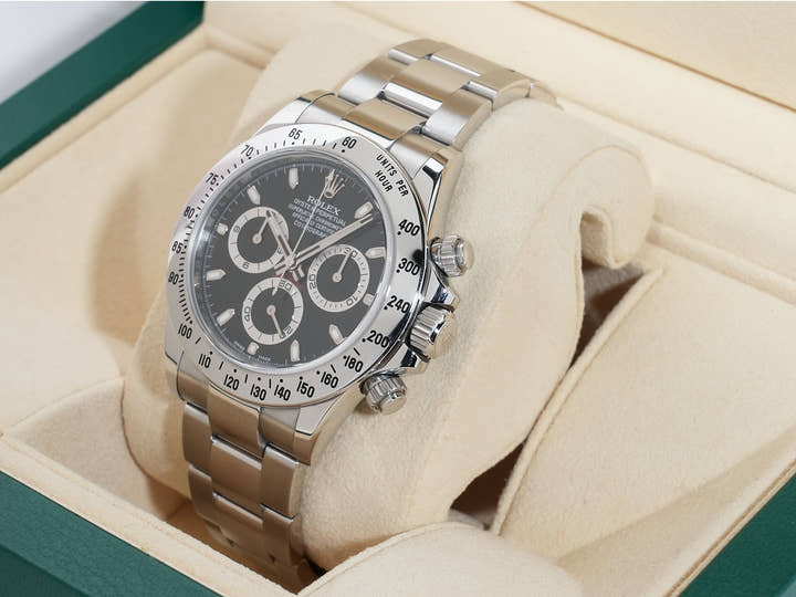 ロレックス デイトナ Ref.116520 ステンレススチール ブラック文字盤 中古 4kqi52iu