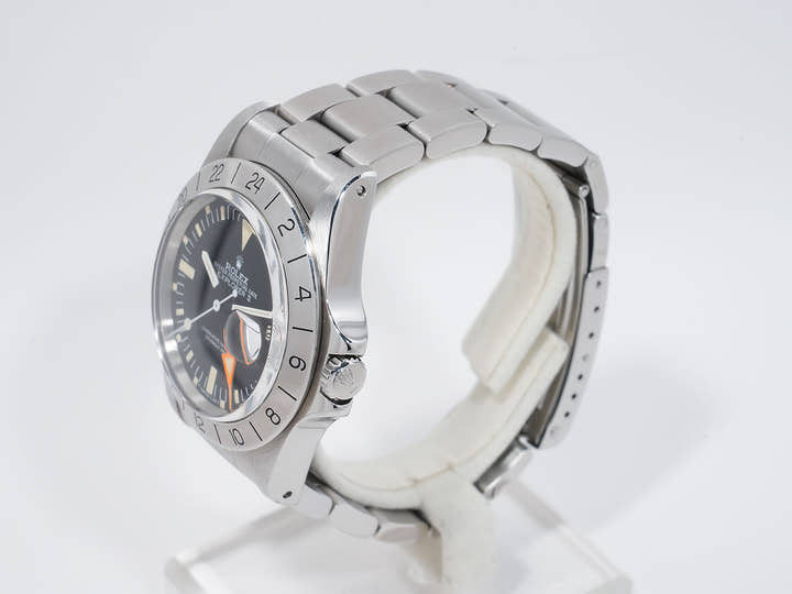 Rolex Explorer II Ref. 1655 Stainless Steel Black Dial Oyster Bracelet Used k9qko3wv
