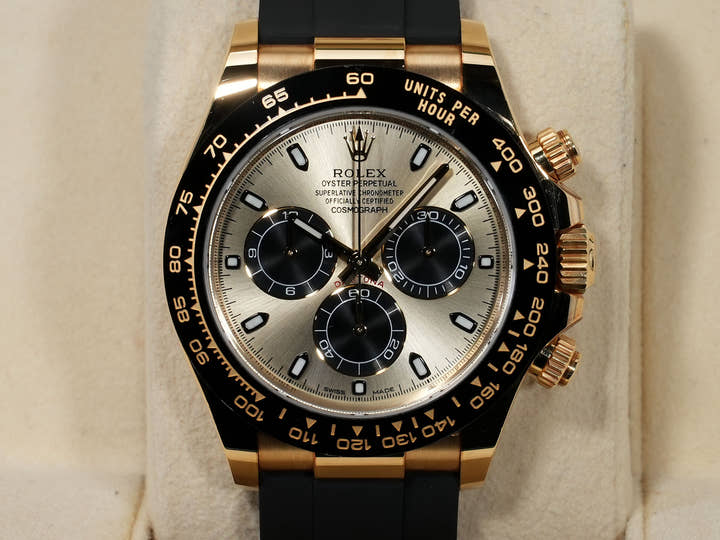 ロレックス デイトナ Ref.116518LN イエローゴールド シャンパンxブラック文字盤 美品 b5vvktjz
