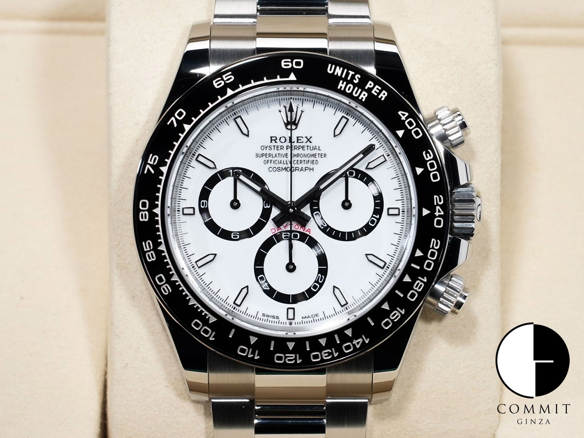 ロレックス デイトナ Ref.126500LN ステンレススチール ホワイト文字盤 美品 tzsbdjff