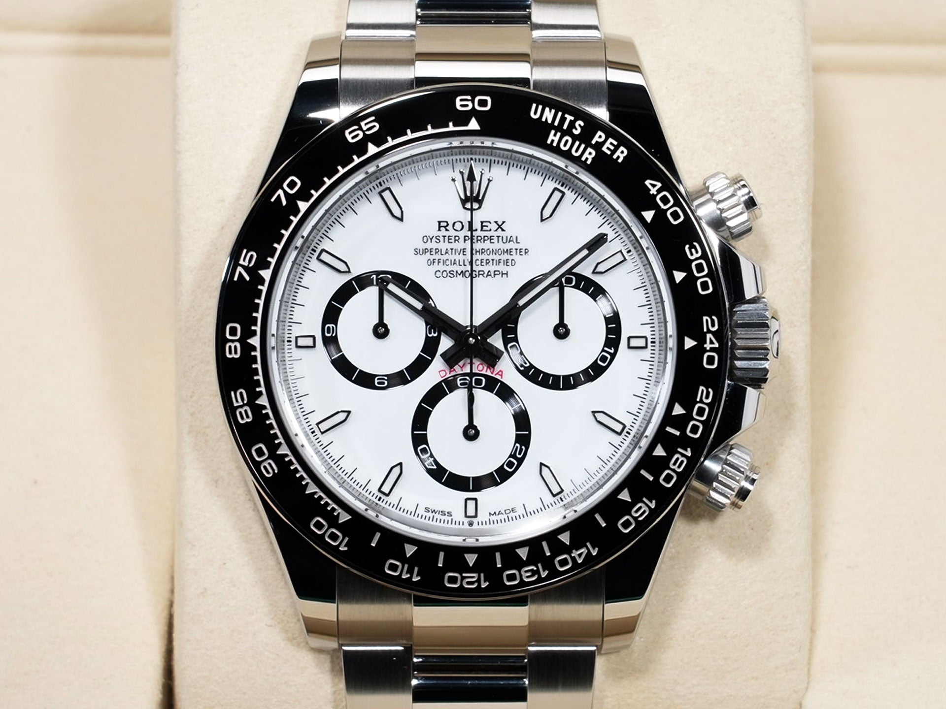 ロレックス デイトナ Ref.126500LN ステンレススチール ホワイト文字盤 美品 tzsbdjff