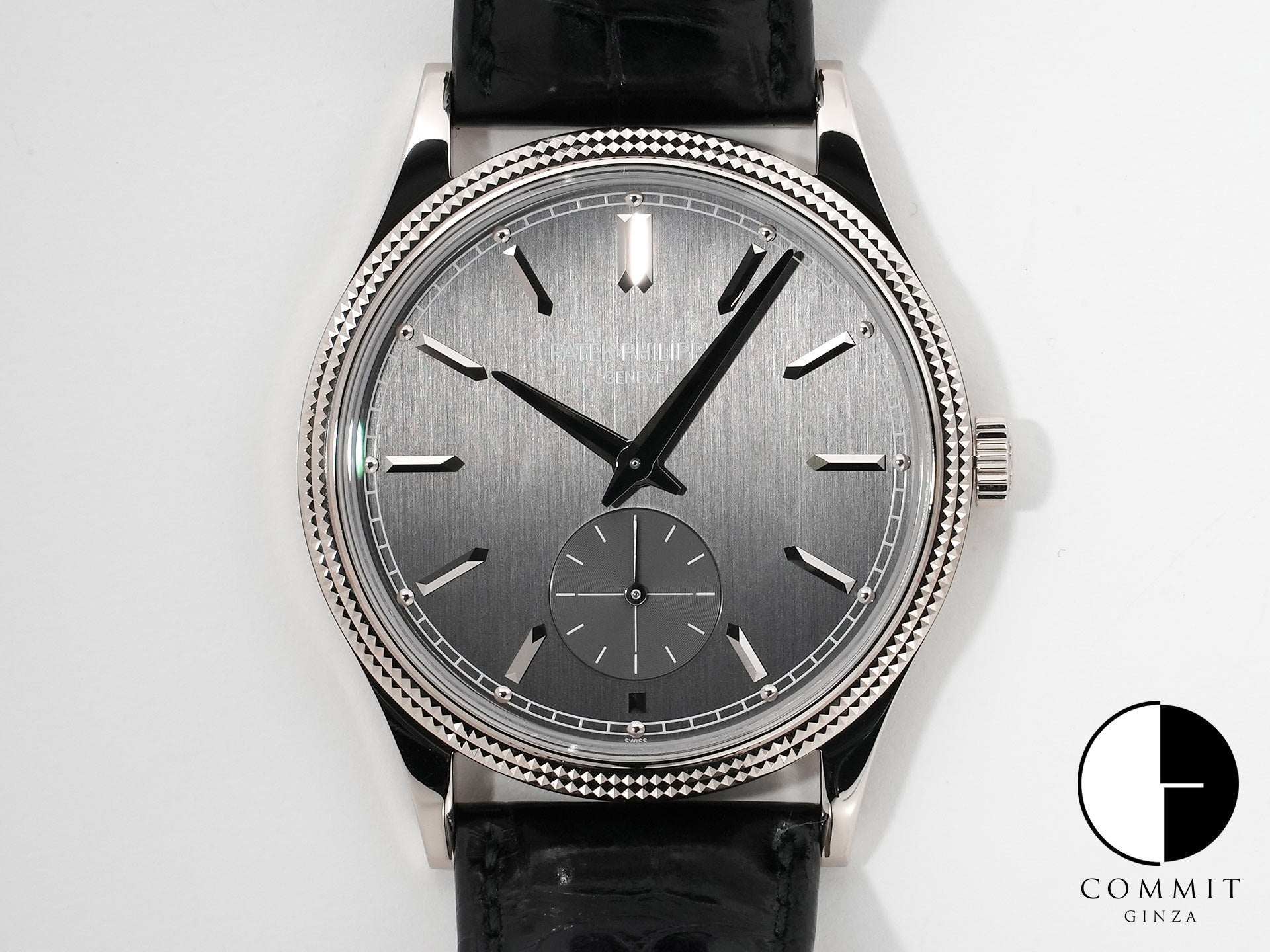 パテックフィリップ カラトラバ Ref.6119G-001 ホワイトゴールド グレー文字盤 極美品 pwub86mz