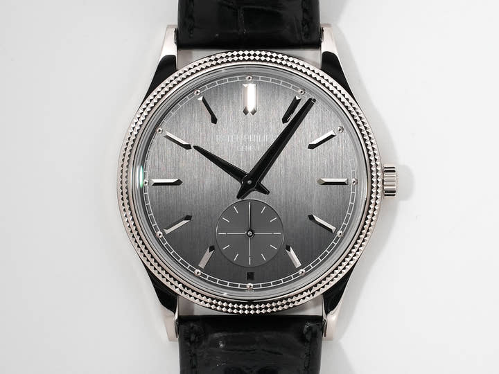 パテックフィリップ カラトラバ Ref.6119G-001 ホワイトゴールド グレー文字盤 極美品 pwub86mz