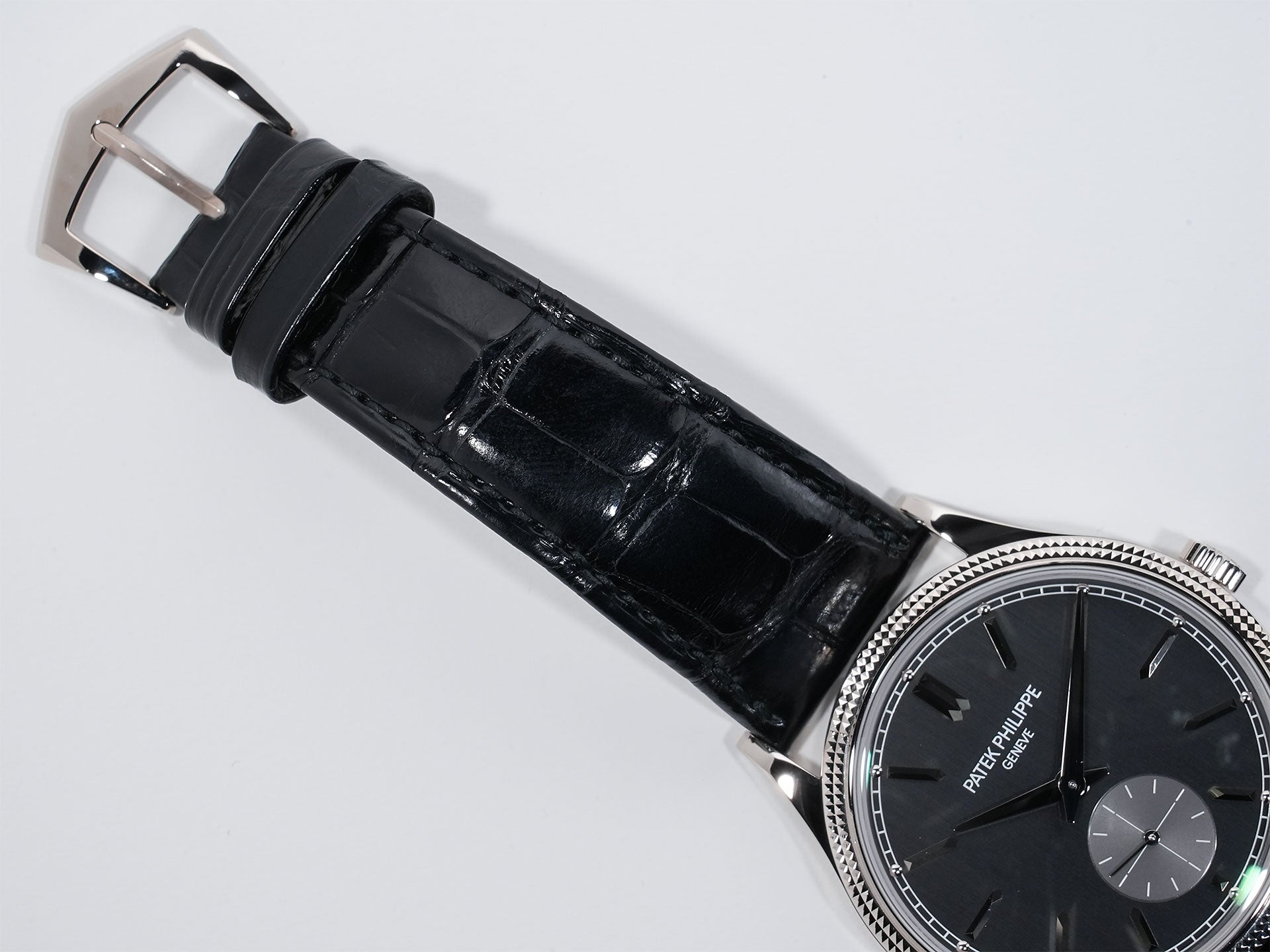 パテックフィリップ カラトラバ Ref.6119G-001 ホワイトゴールド グレー文字盤 極美品 pwub86mz