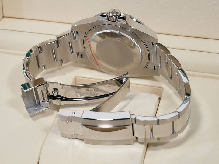 ロレックス GMTマスターII Ref.126710BLNR ステンレススチール ブラック文字盤 オイスターブレスレット 未使用 oeqiq288