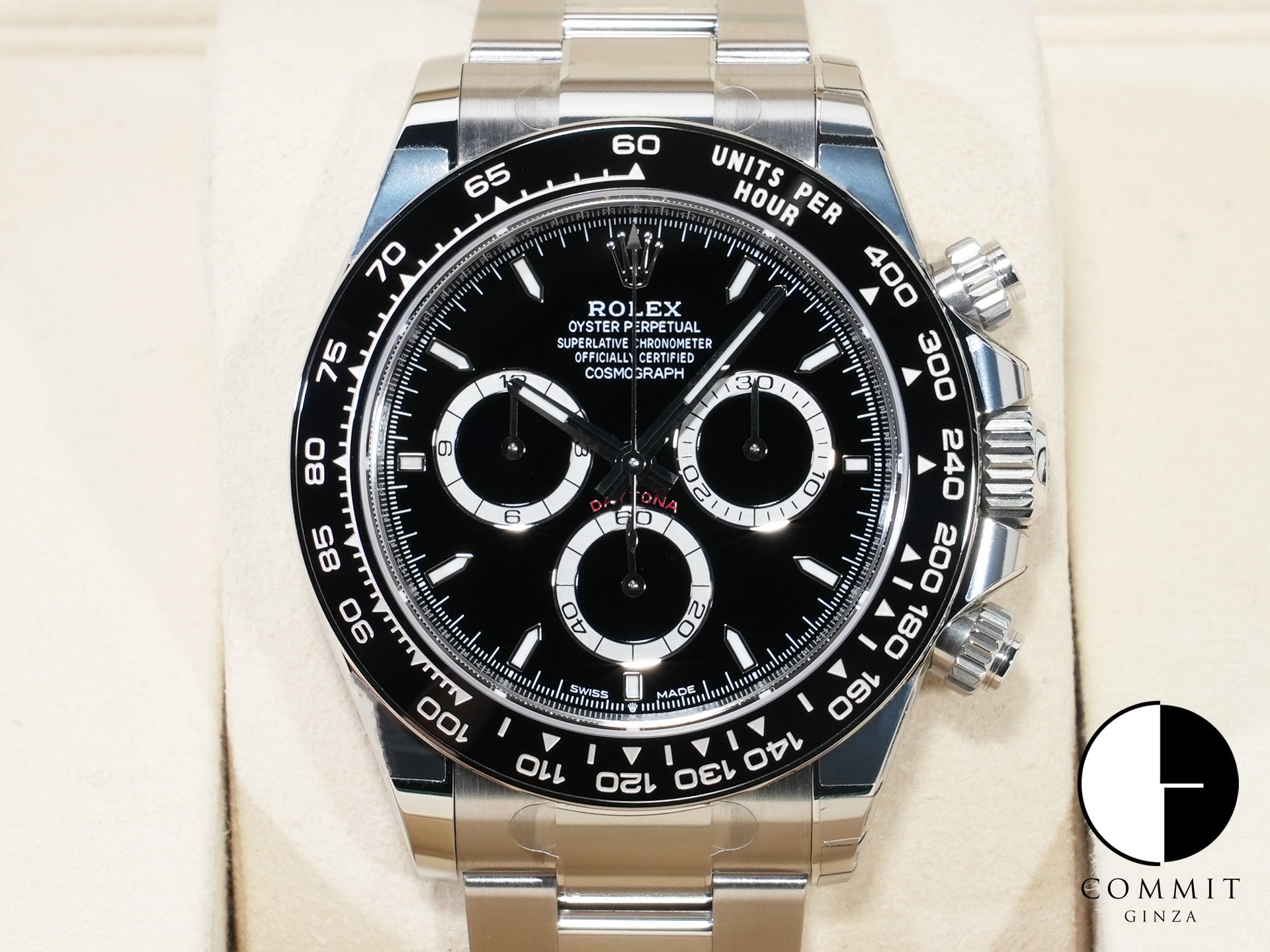 ロレックス デイトナ Ref.126500LN ステンレススチール ブラック文字盤 未使用 enonhtp8