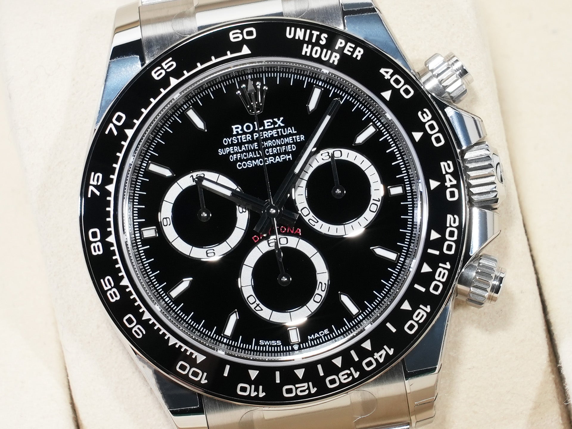 ロレックス デイトナ Ref.126500LN ステンレススチール ブラック文字盤 未使用 enonhtp8