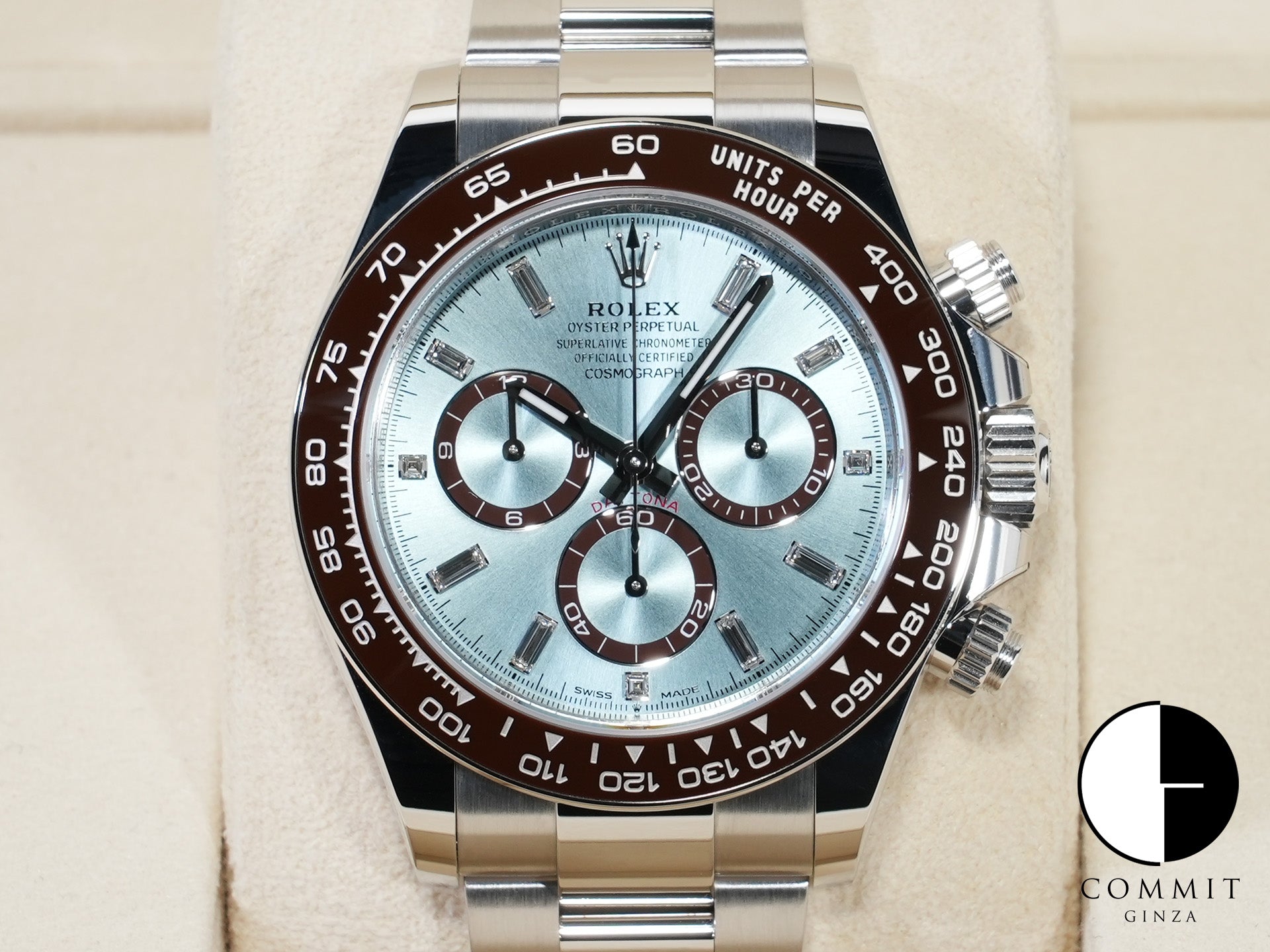 ロレックス デイトナ Ref.126506A プラチナ アイスブルーx11Pダイヤ文字盤 未使用 v655kjtw