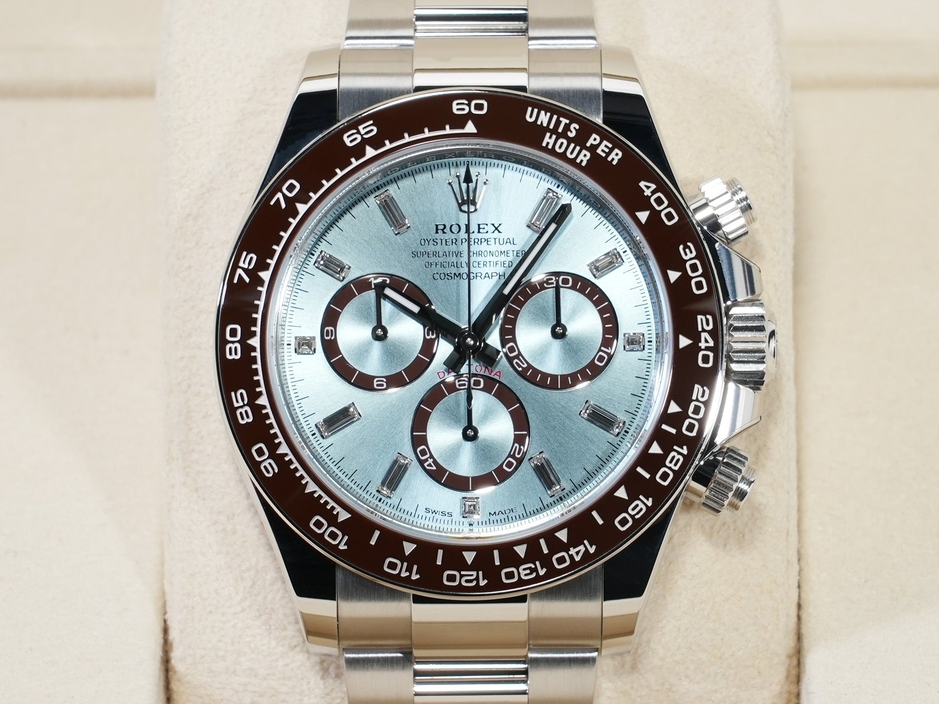 ロレックス デイトナ Ref.126506A プラチナ アイスブルーx11Pダイヤ文字盤 未使用 v655kjtw
