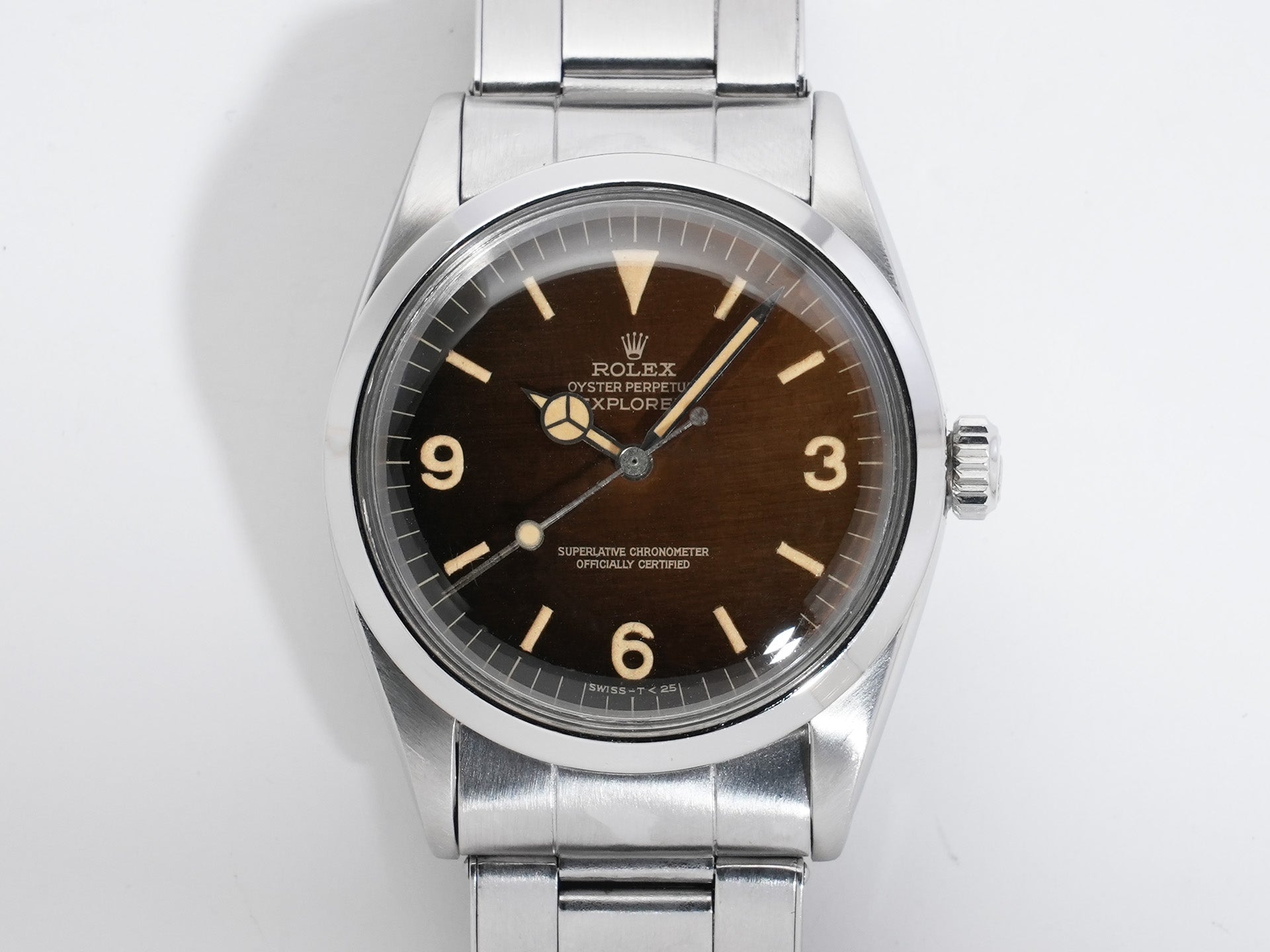 ロレックス エクスプローラーI Ref.1016 ステンレススチール ブラック文字盤 中古 wx6atei6